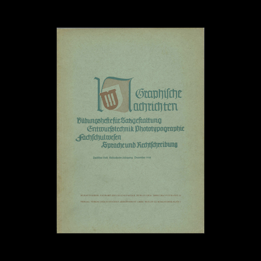 Graphische Nachrichten, Vol 17, December 1938
