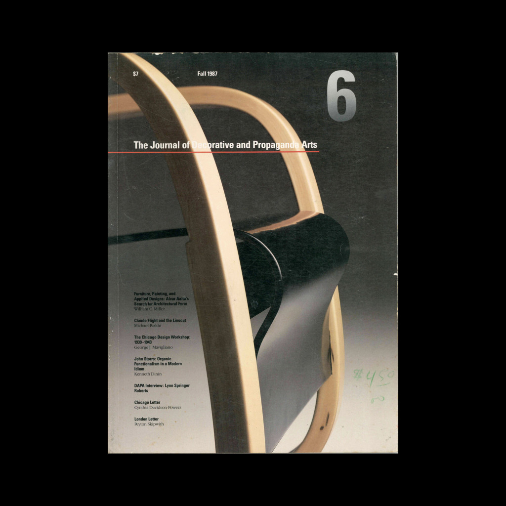 The Journal of Decorative and Propaganda Arts 06, Autumn 1987