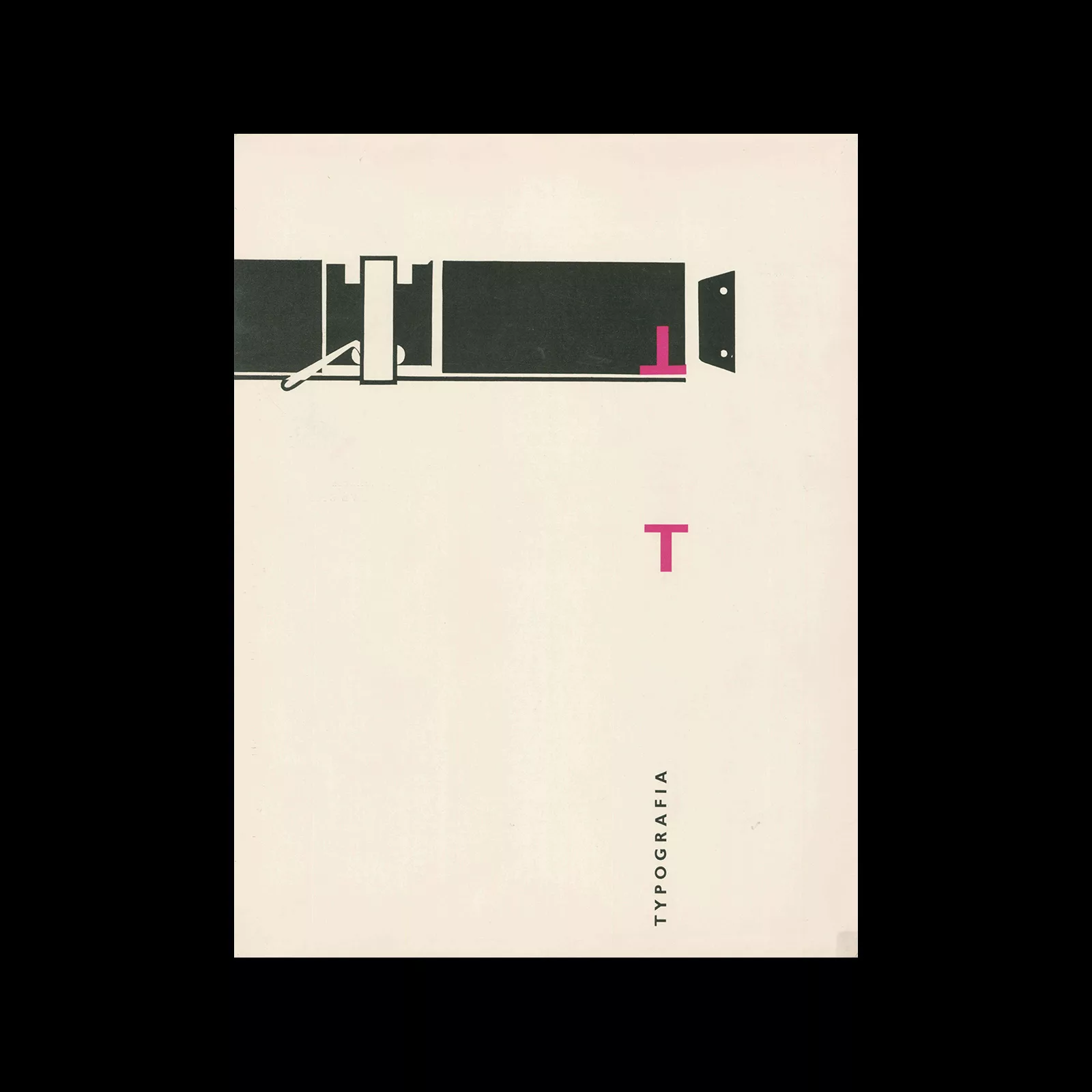 Typografia, ročník 66, 10, 1963. Cover by Bohuslav Blažej.