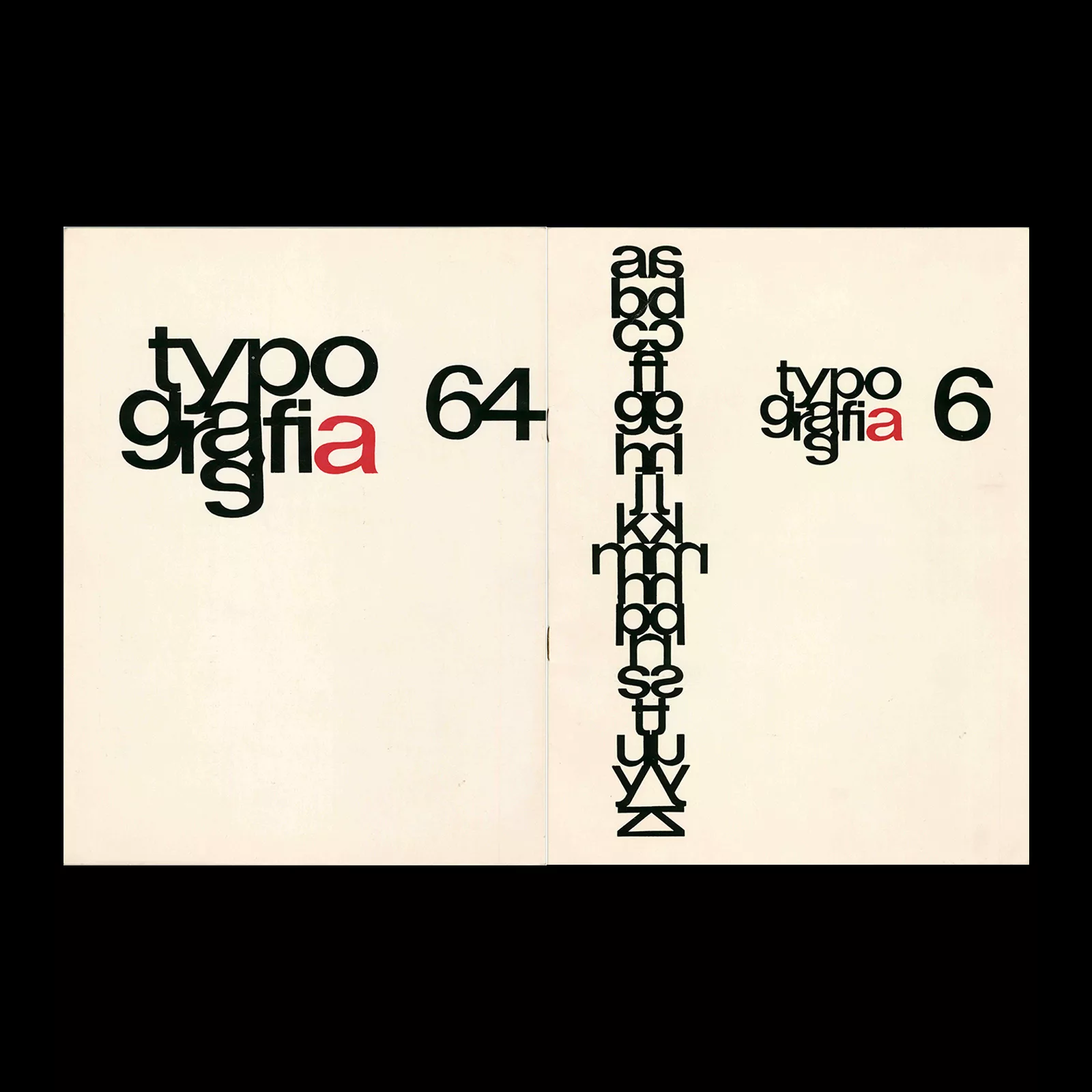 Typografia, ročník 67, 06, 1964. Cover design by Josef Blažej