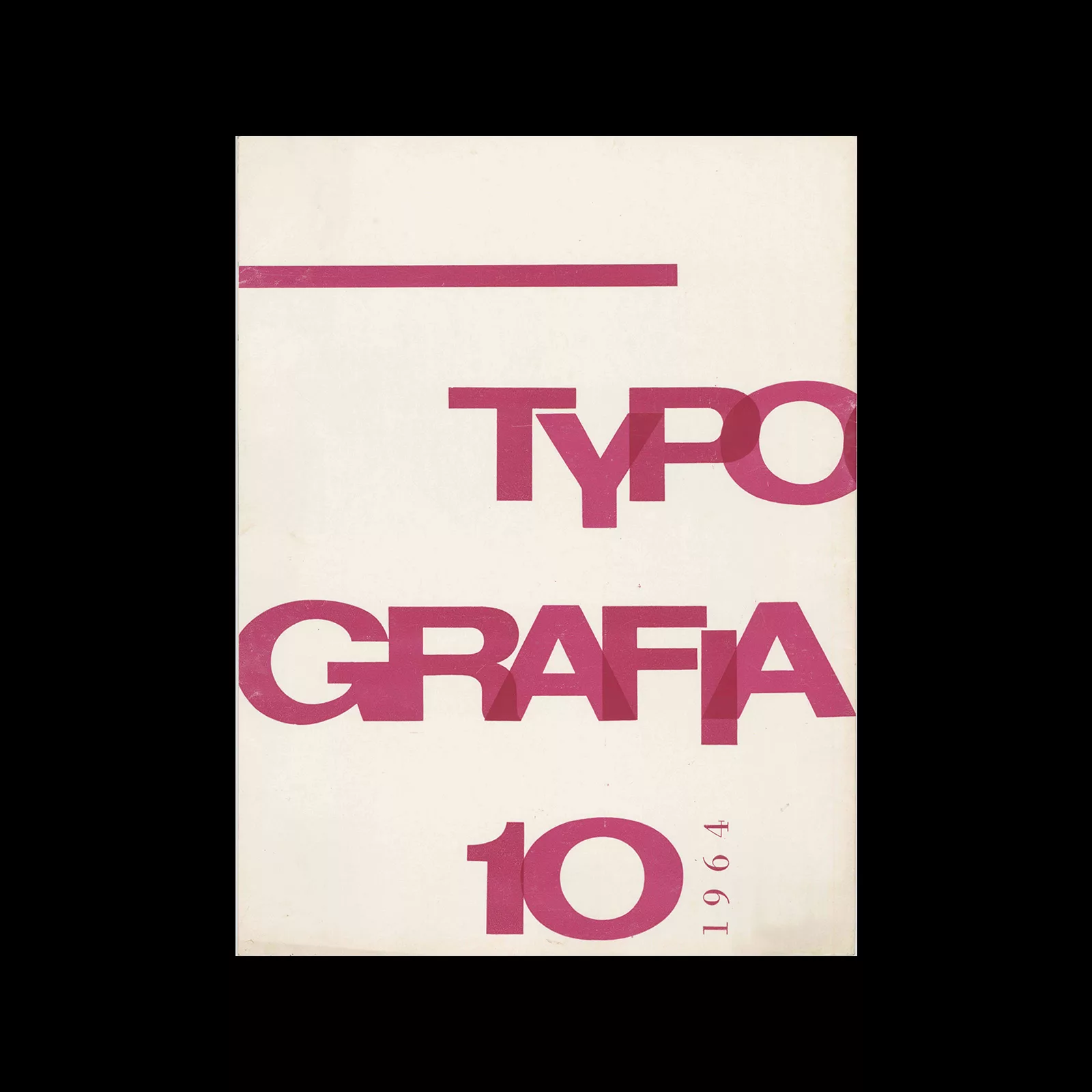 Typografia, ročník 67, 10, 1964. Cover design by Antonin Ernest