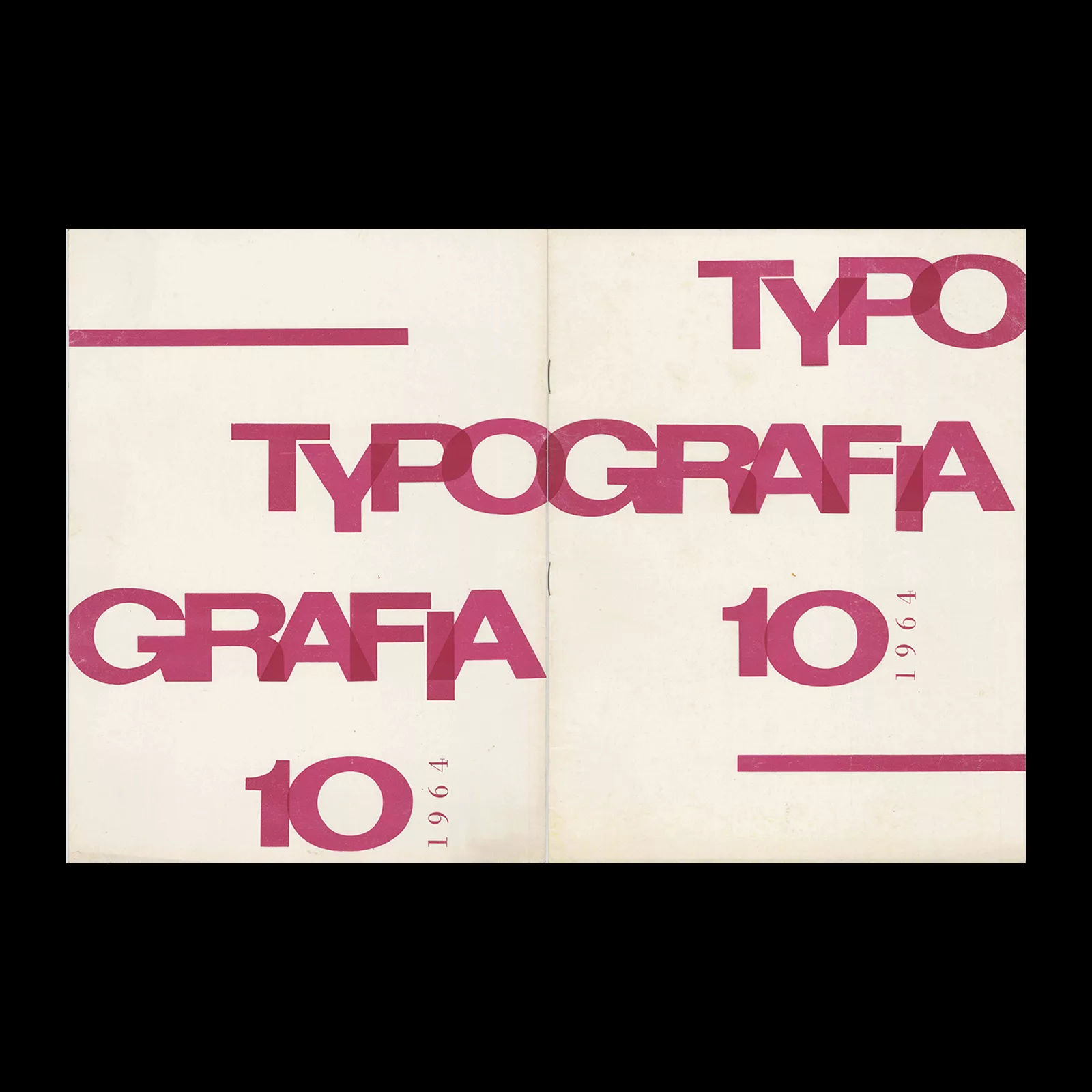 Typografia, ročník 67, 10, 1964. Cover design by Antonin Ernest