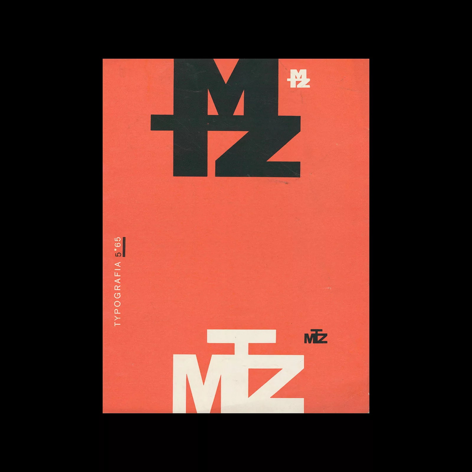 Typografia, ročník 68, 05, 1965. Cover design by Antonín Ernest 