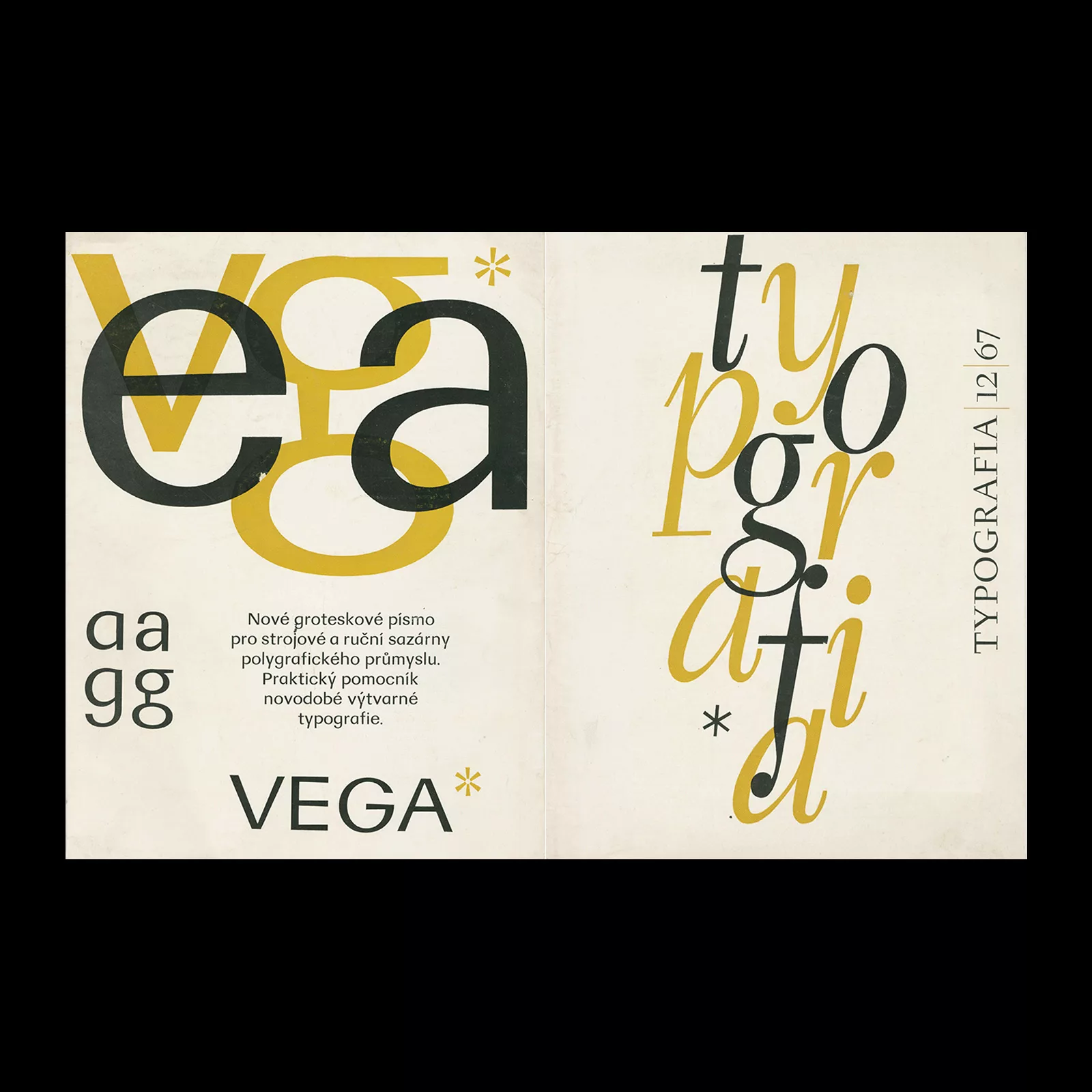 Typografia, ročník 70, 12, 1967. Cover design by Stanislav Maršo.
