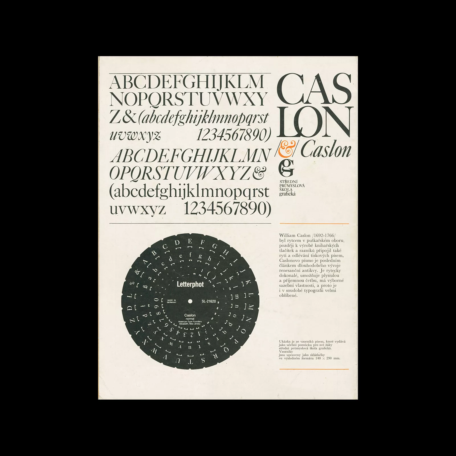 Typografia, ročník 74, 11, 1971 Back Cover