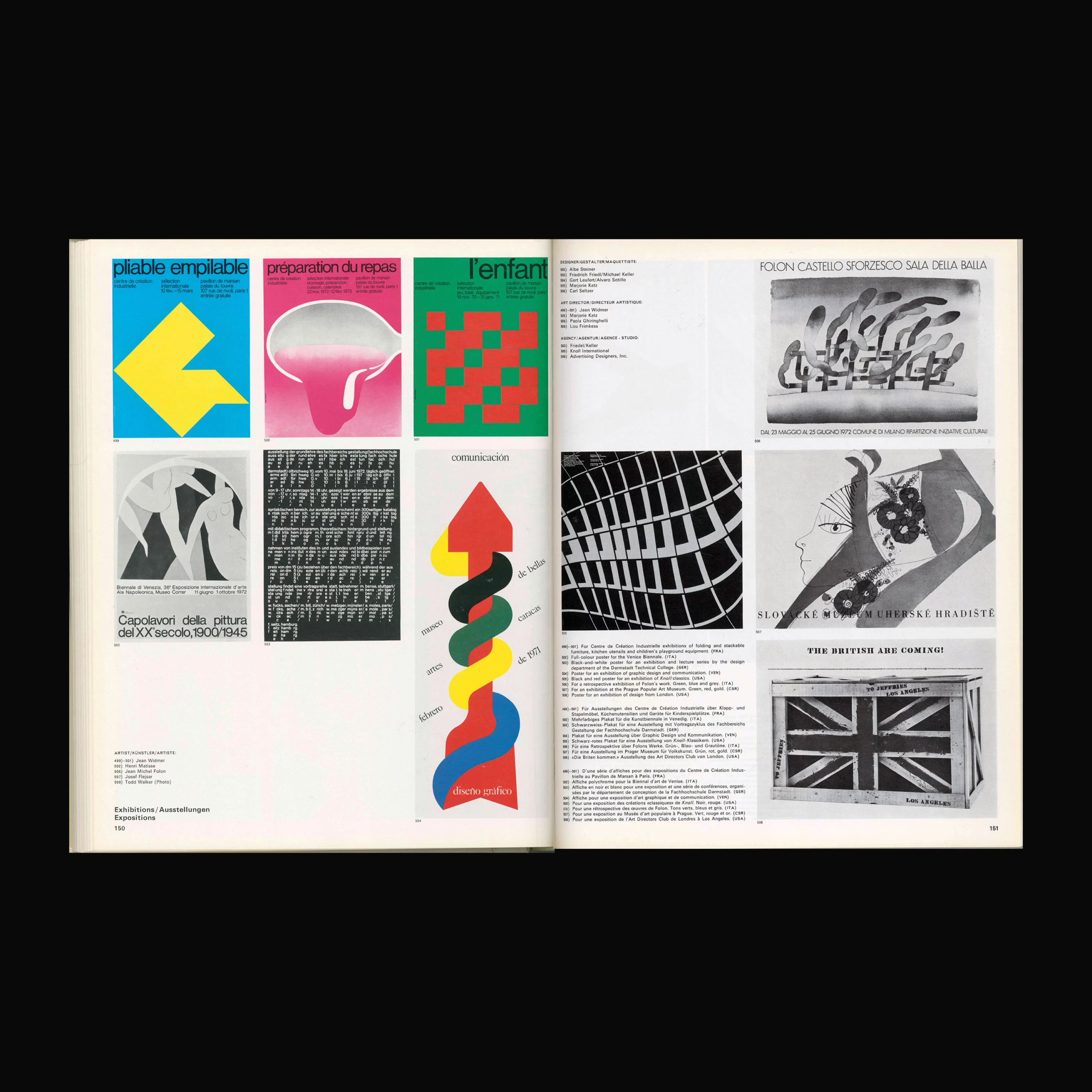 Graphis Posters 74 (The International Annual of Poster Art), Walter Herdeg, 1974