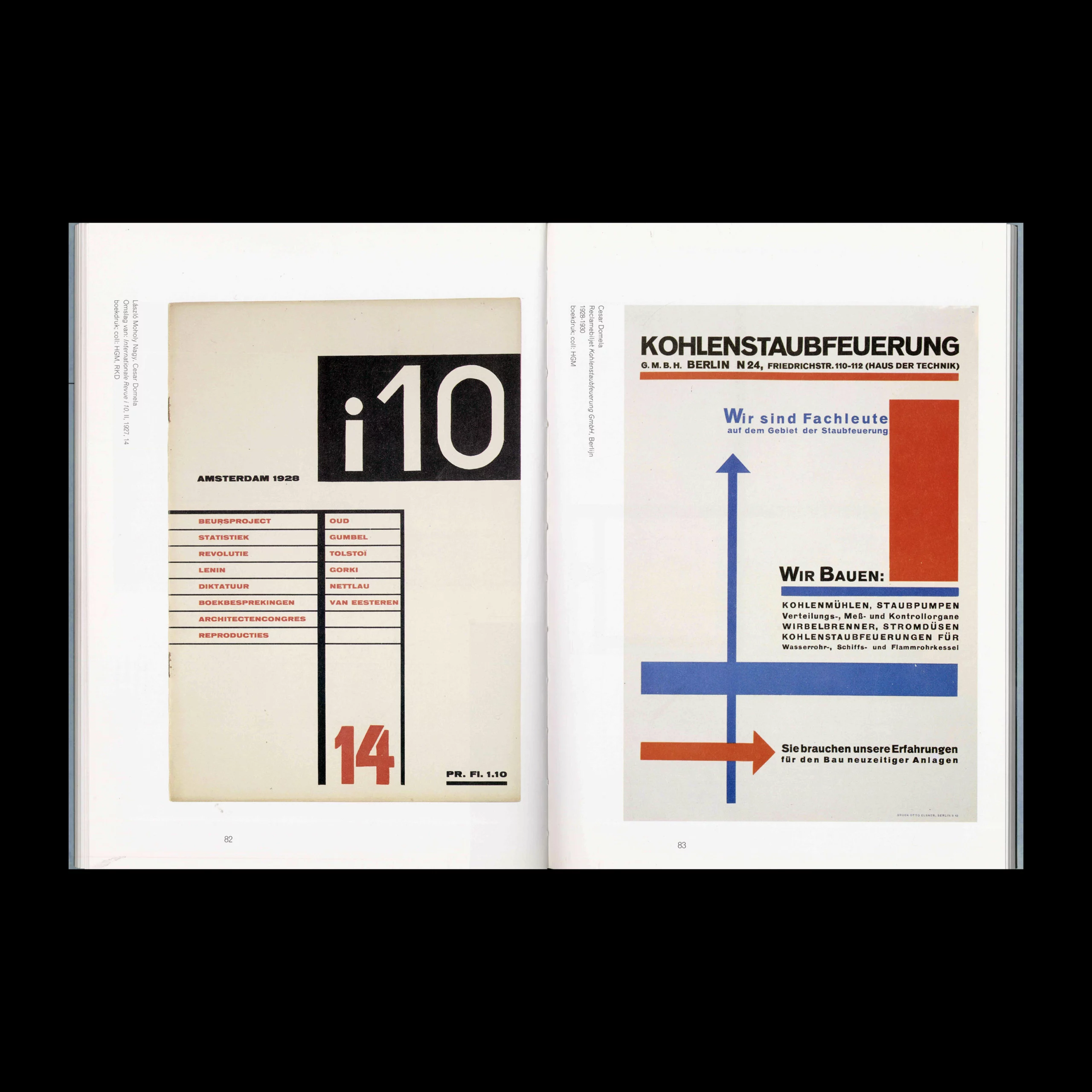 Mondriaan, De Stijl en de Nieuwe Typografie, Kees Broos, 1994 Inner