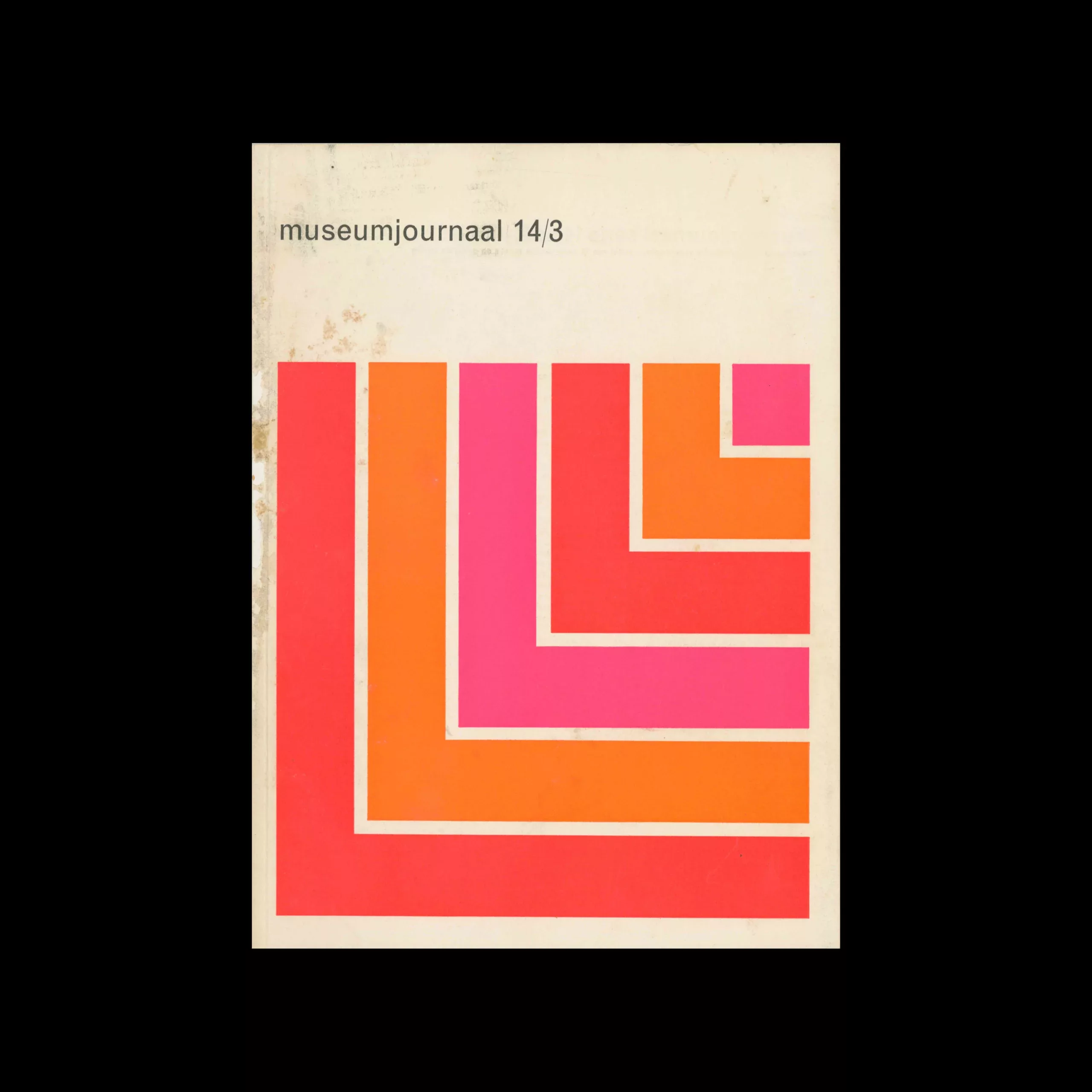 Museumjournaal, Serie 14 no 3, 1969. Design by Jurriaan Schrofer