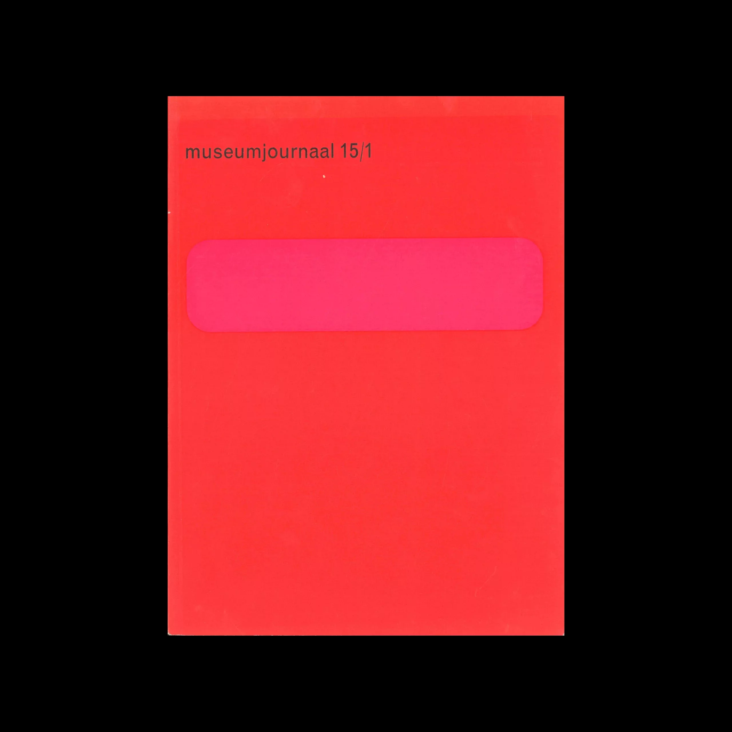 Museumjournaal, Serie 14 no1, 1970. Design by Jurriaan Schrofer