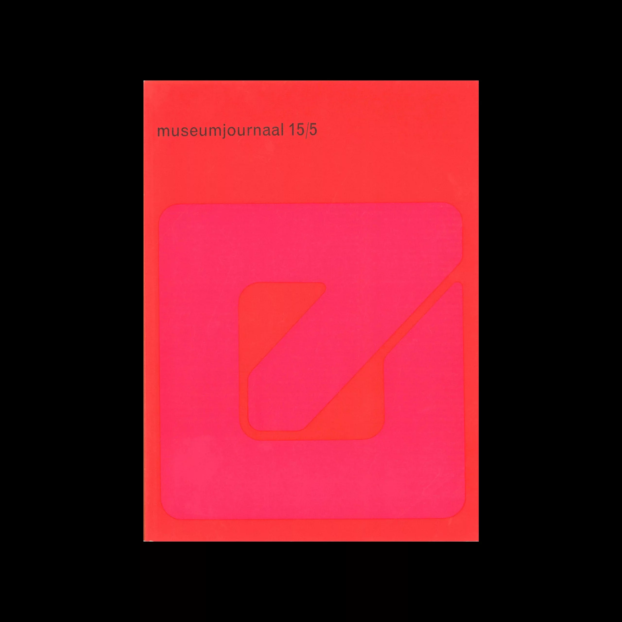 Museumjournaal, Serie 14 no5, 1970. Design by Jurriaan Schrofer