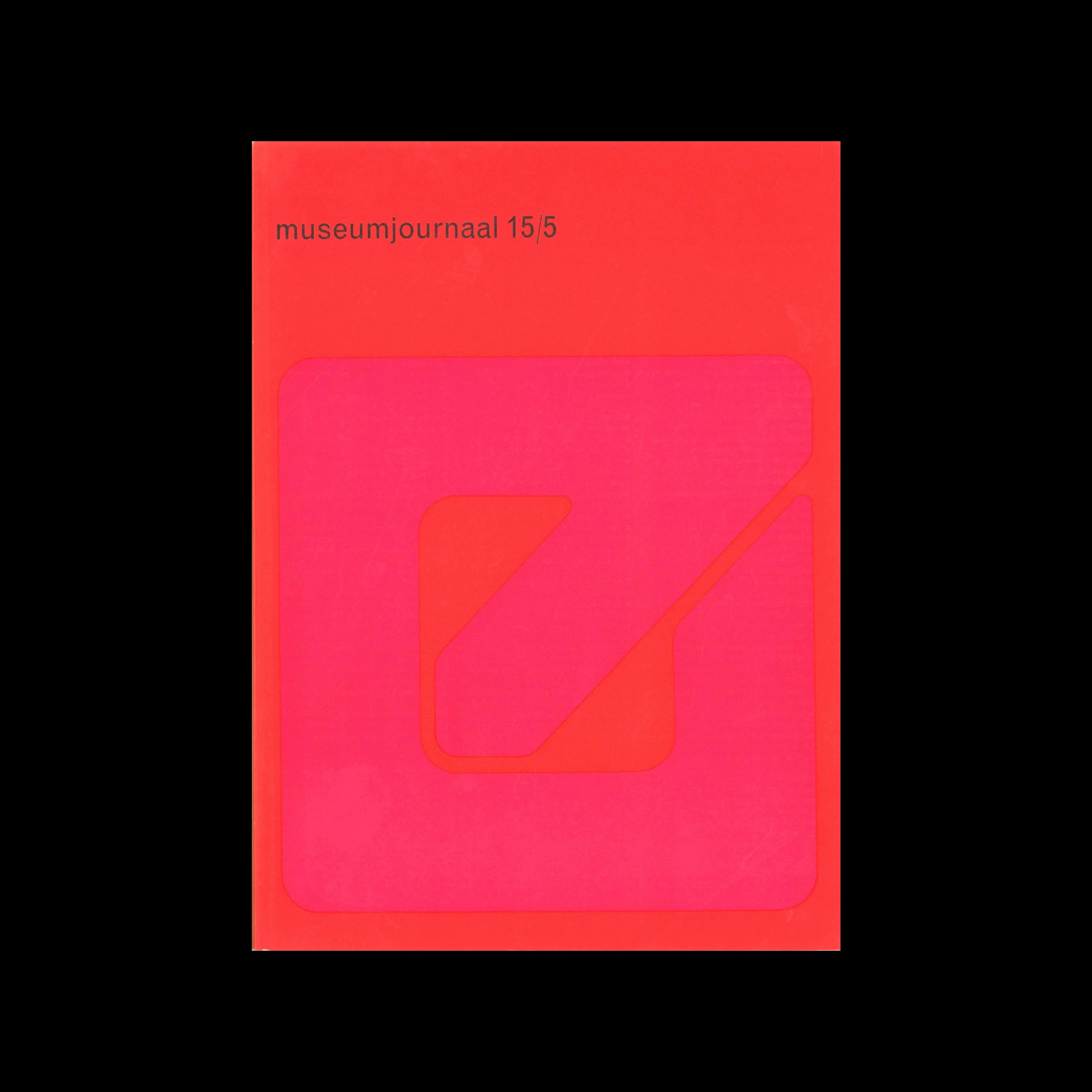 Museumjournaal, Serie 14 no5, 1970. Design by Jurriaan Schrofer