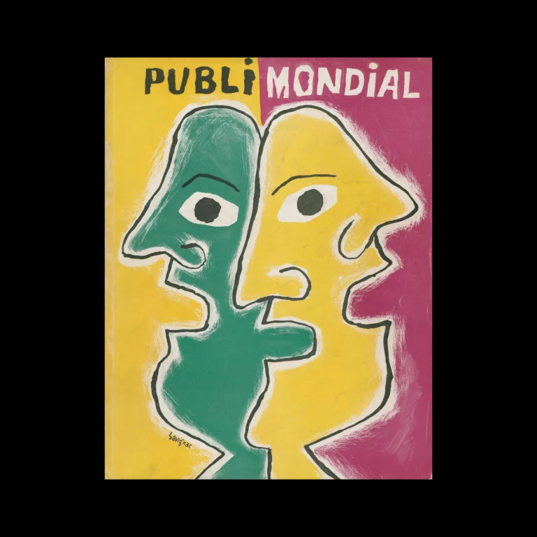 Publimondial 12, 1948. Cover design by Raymond Savignac