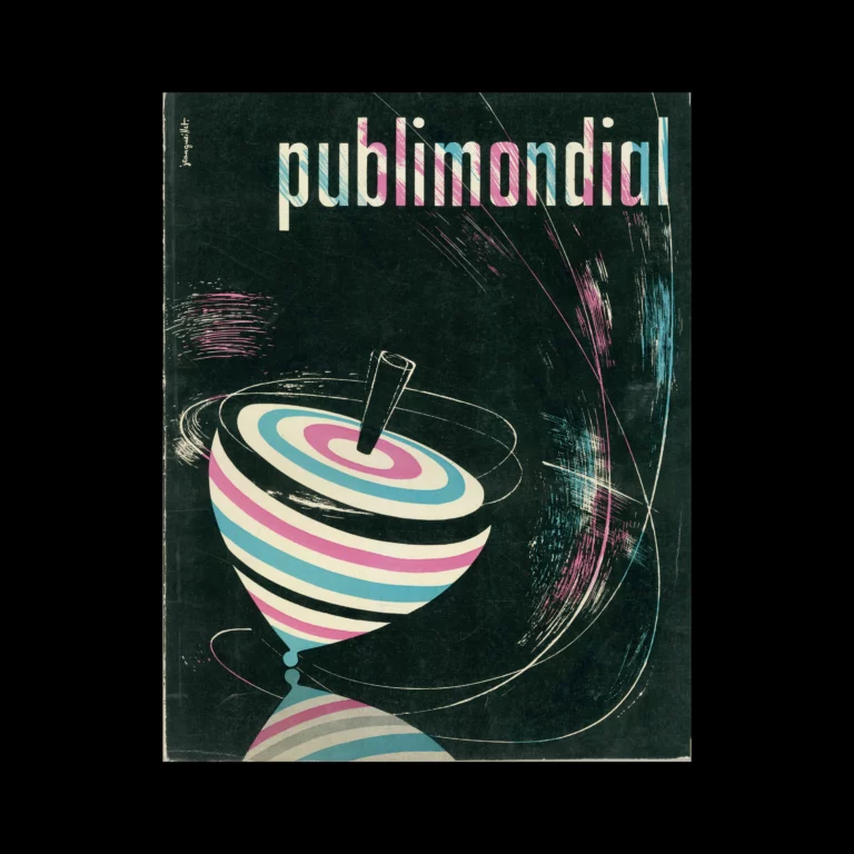 Publimondial 79, 1956. Cover design by Jean Gueillet