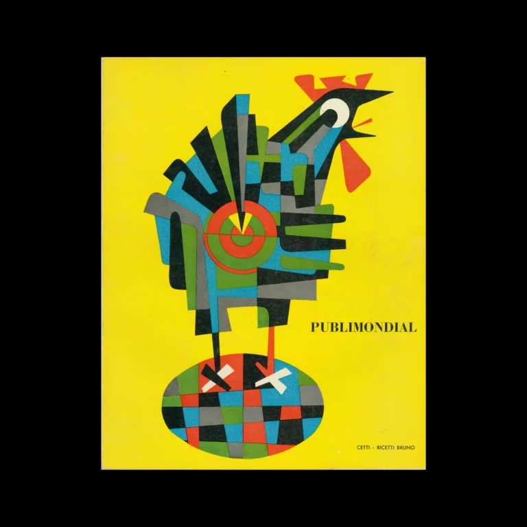 Publimondial 84, 1957. Cover design by Ricetti Bruno