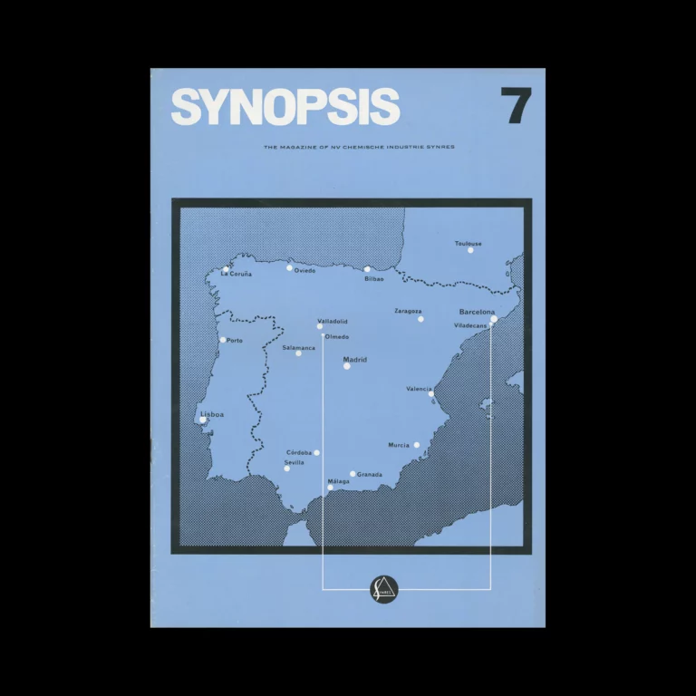 Synopsis 06, The Magazine of NV Chemische Industrie Synres, 1962. Design and layout by Newman Neame Limited
