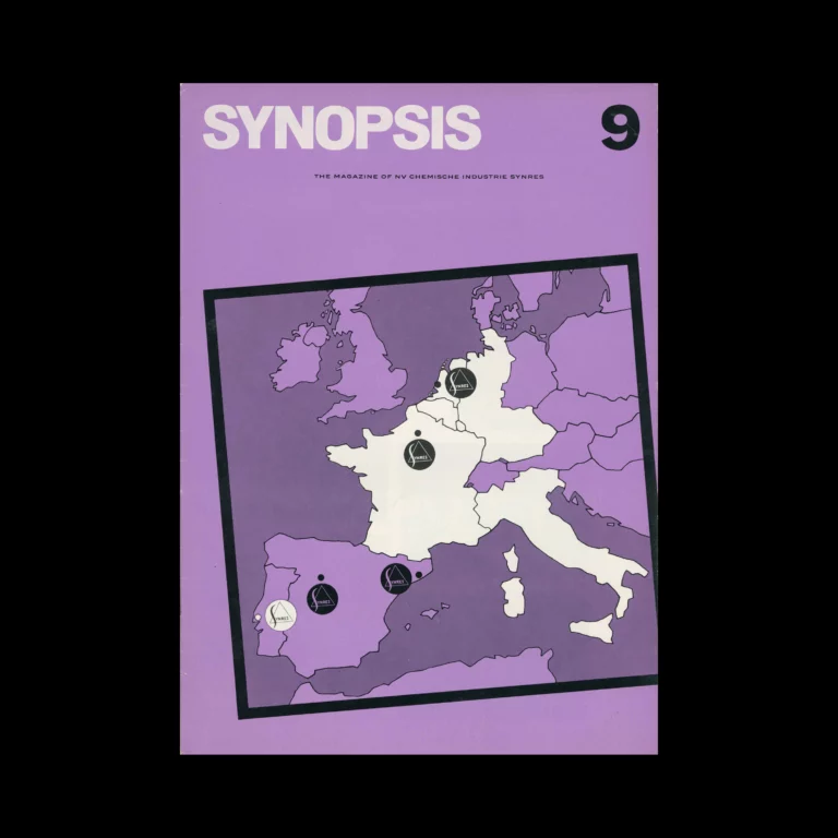 Synopsis 09, The Magazine of NV Chemische Industrie Synres, 1962. Design and layout by Newman Neame Limited