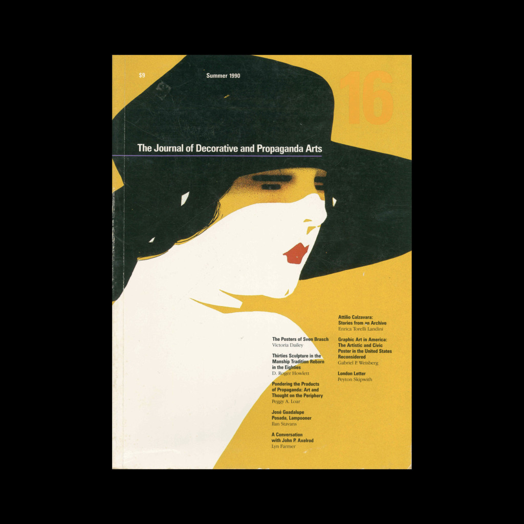 The Journal of Decorative and Propaganda Arts 16, Summer, 1990