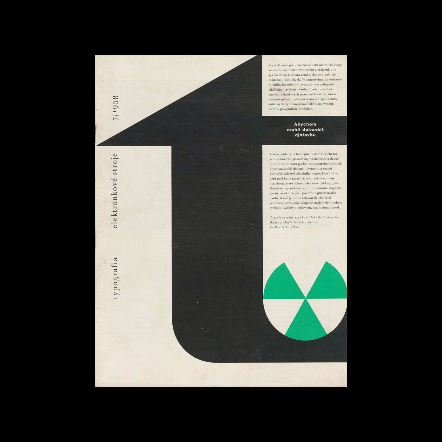 Oldřich Hlavsa and his design for Typografia magazine - Design Reviewed