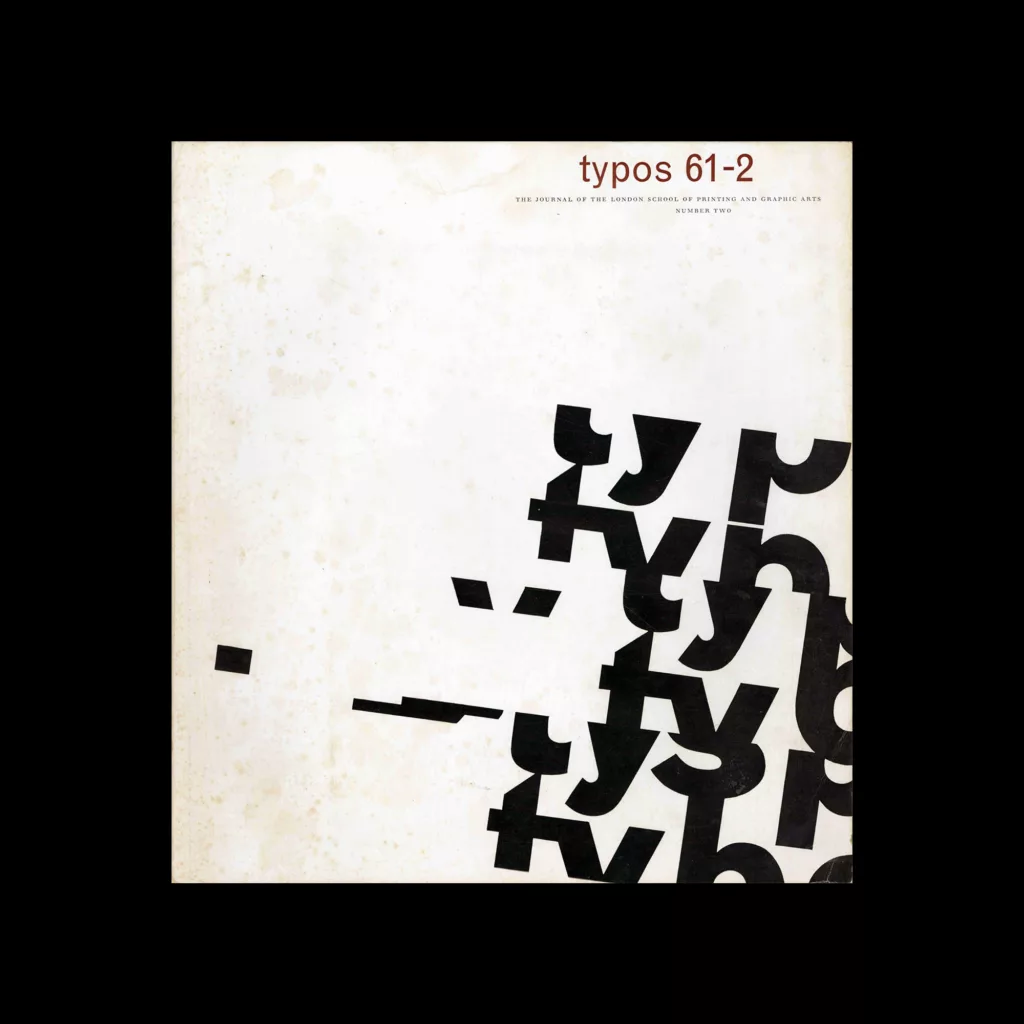 Typos 1961 – 1962 – The Journal of The London School of Printing & Graphic Arts – No.2