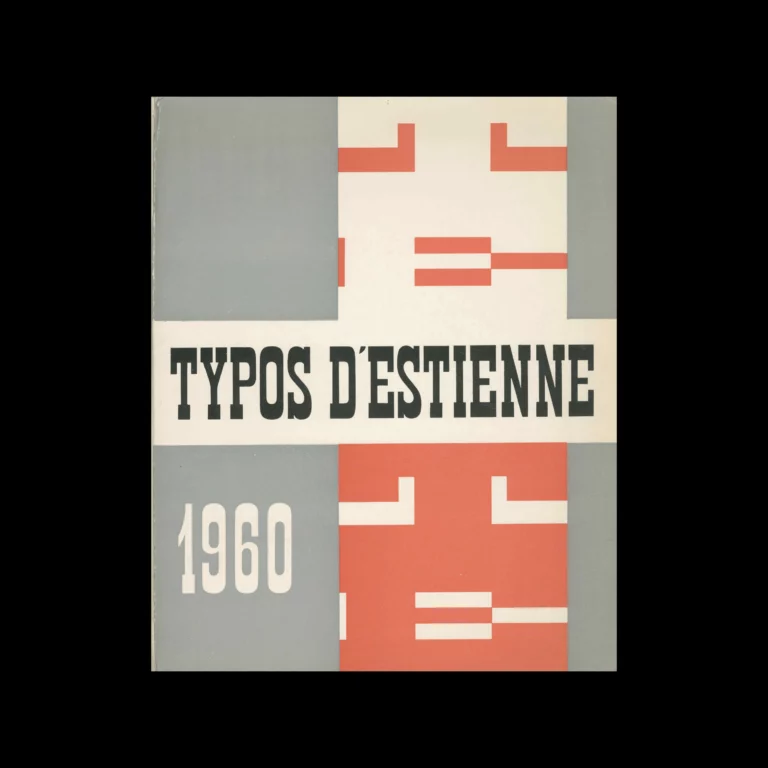 Typos d'Estienne 1960, École Estienne, Paris, 1960