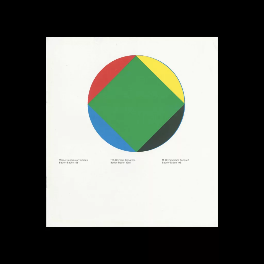 11th Olympic Congress, Brochure, 1981