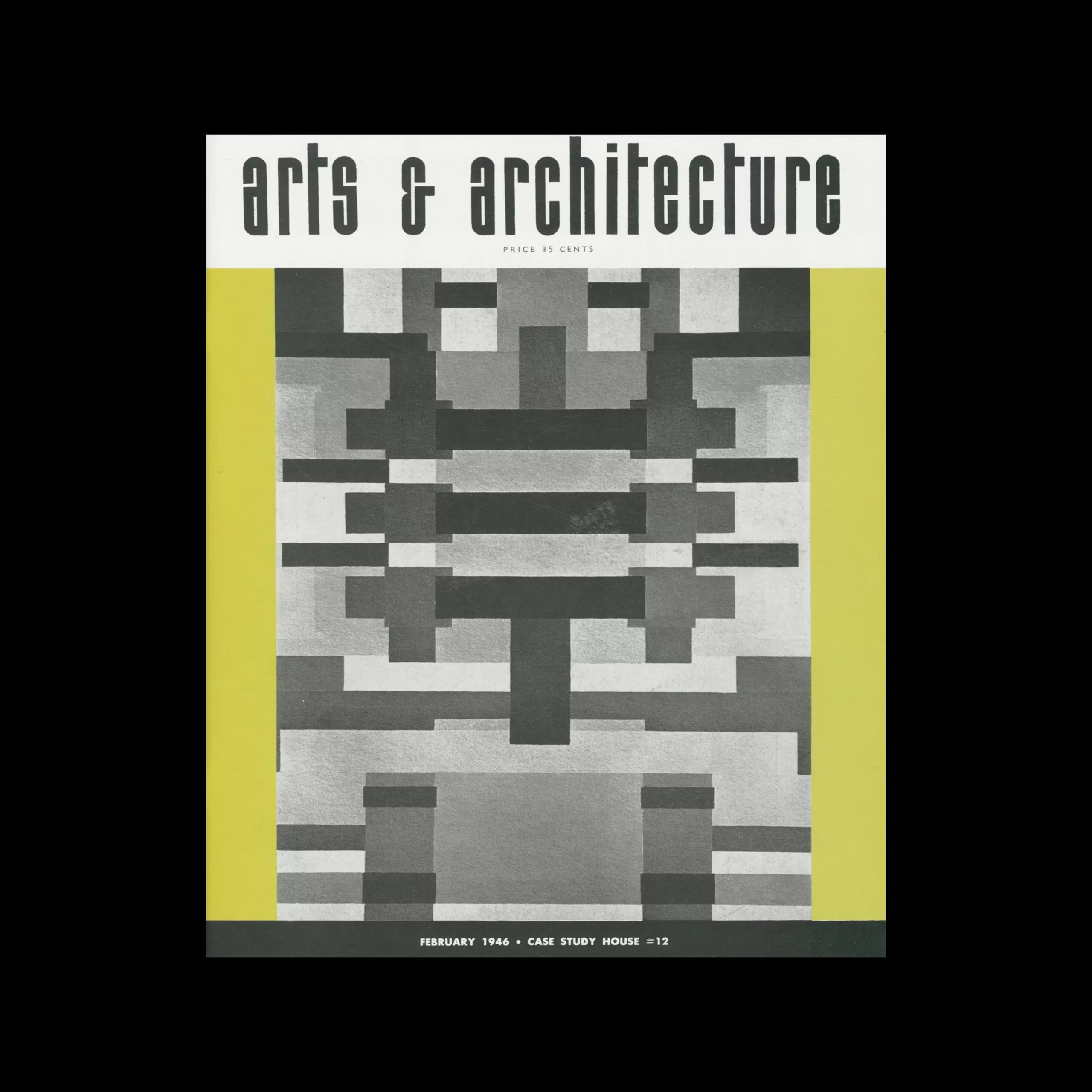 Arts & Architecture, February 1946, Complete Reprint, Tachen, 2008 Cover design by Peter Krasnow