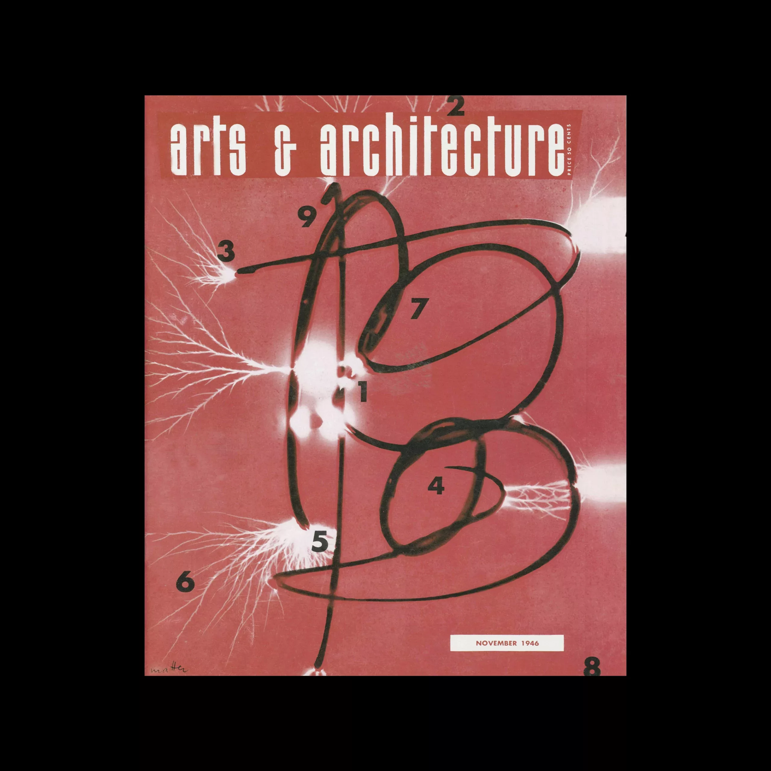 Arts & Architecture, November 1946, Complete Reprint, Tachen, 2008 Cover design by Herbert Matter