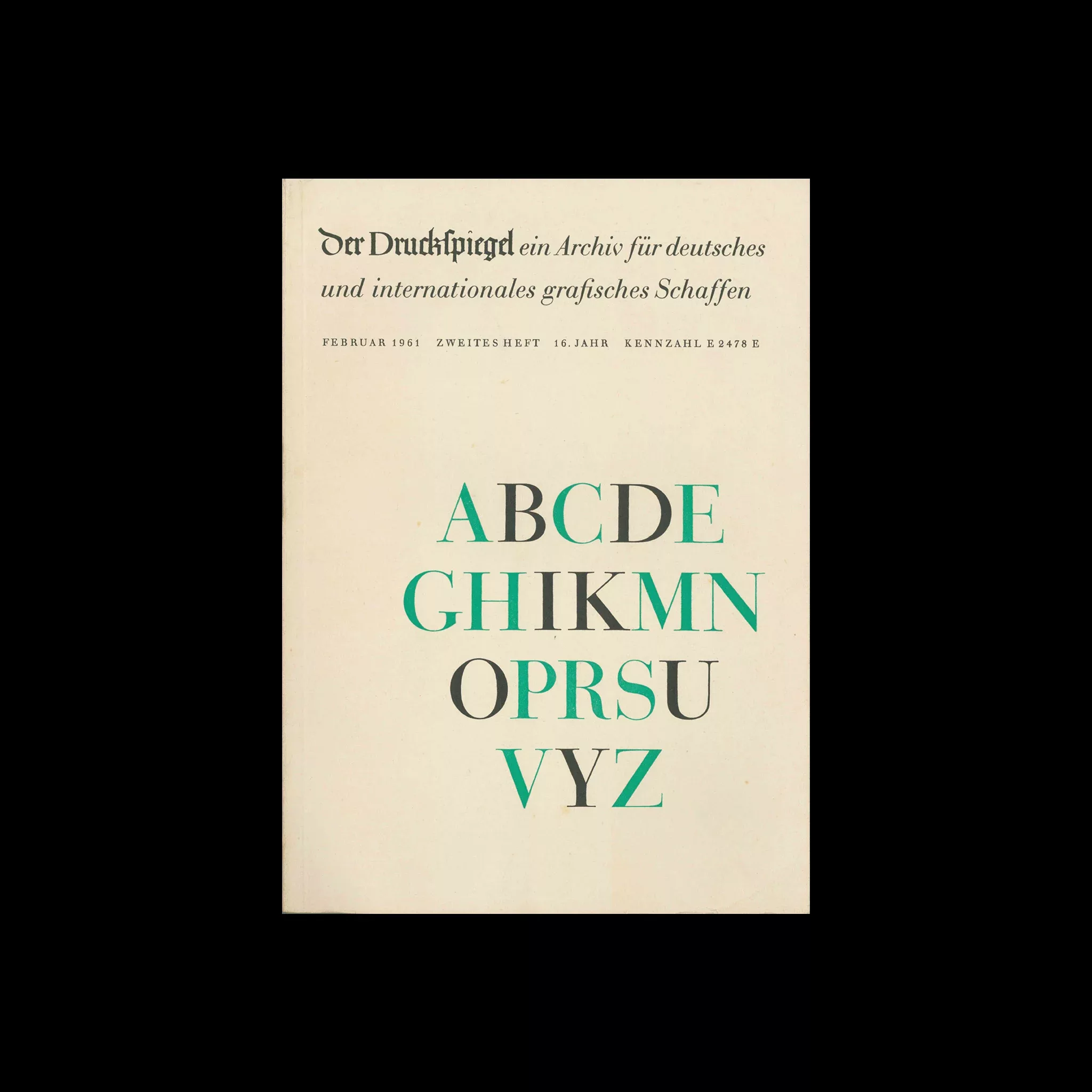 Der Druckspiegel, 02, February 1961