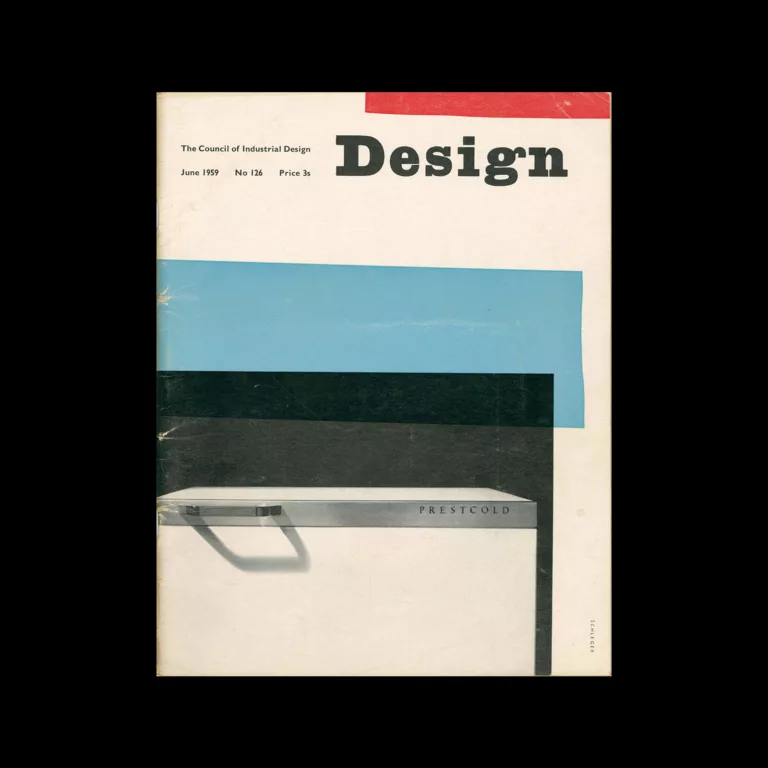 Design, Council of Industrial Design, 126, June 1959. Cover design by Hans Schleger