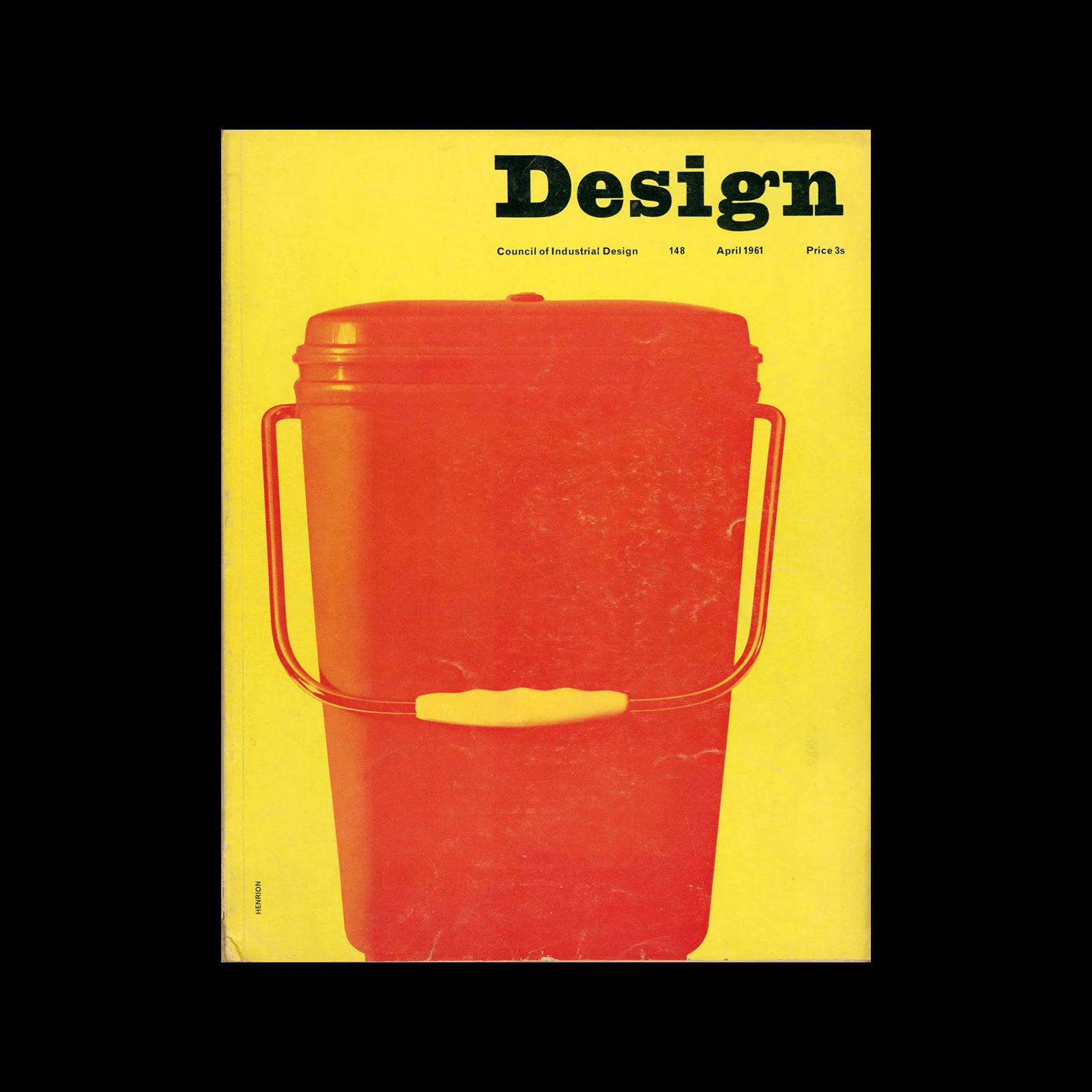 Design, Council of Industrial Design, 148, April 1961. Cover design by Frederick Henri Kay Henrion