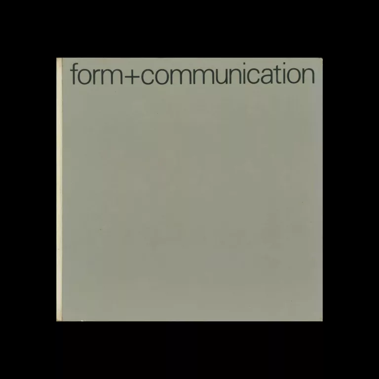 Form + Communication, ABC Verlag, 1974