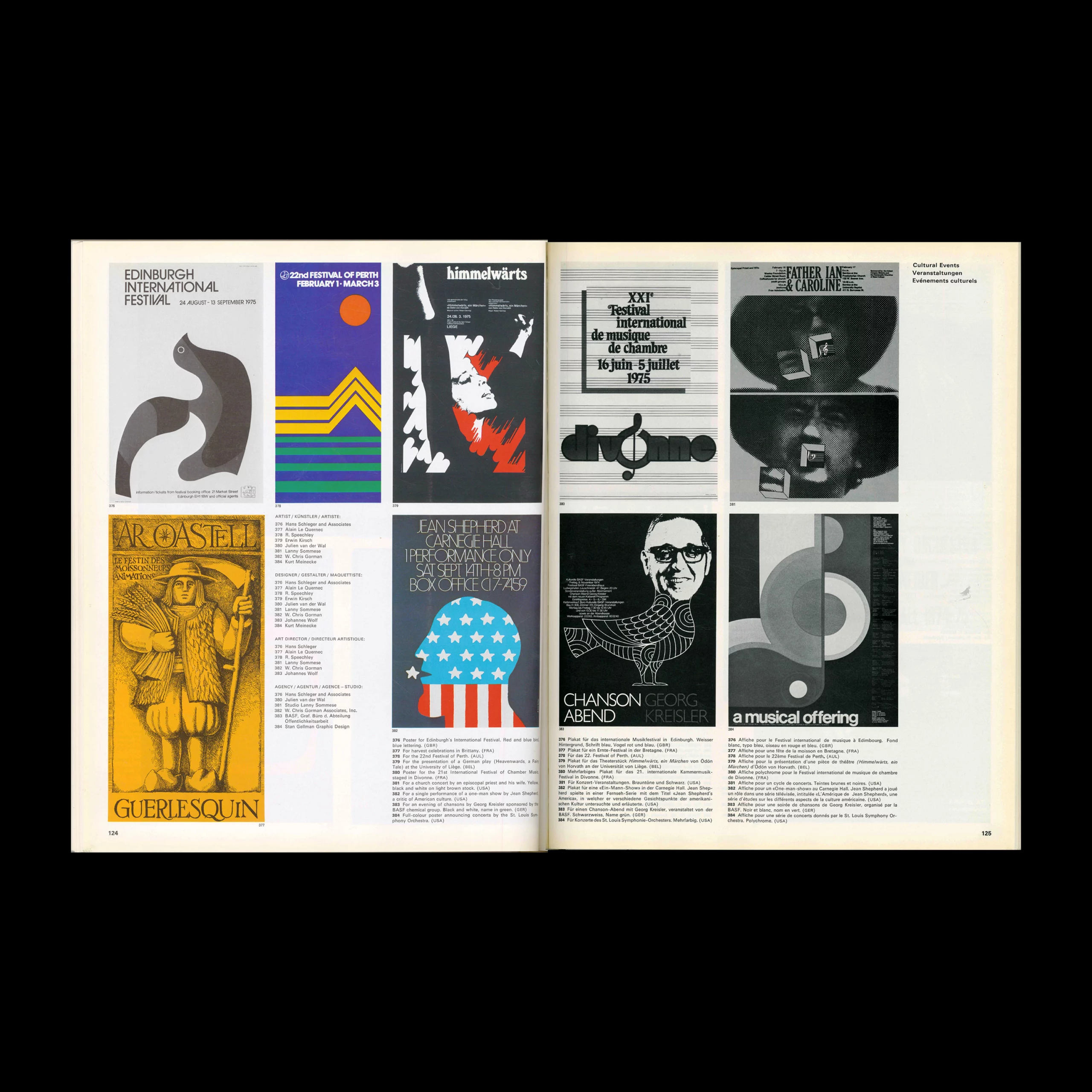 Graphis Posters 76 (The International Annual of Poster Art), Walter Herdeg, 1976