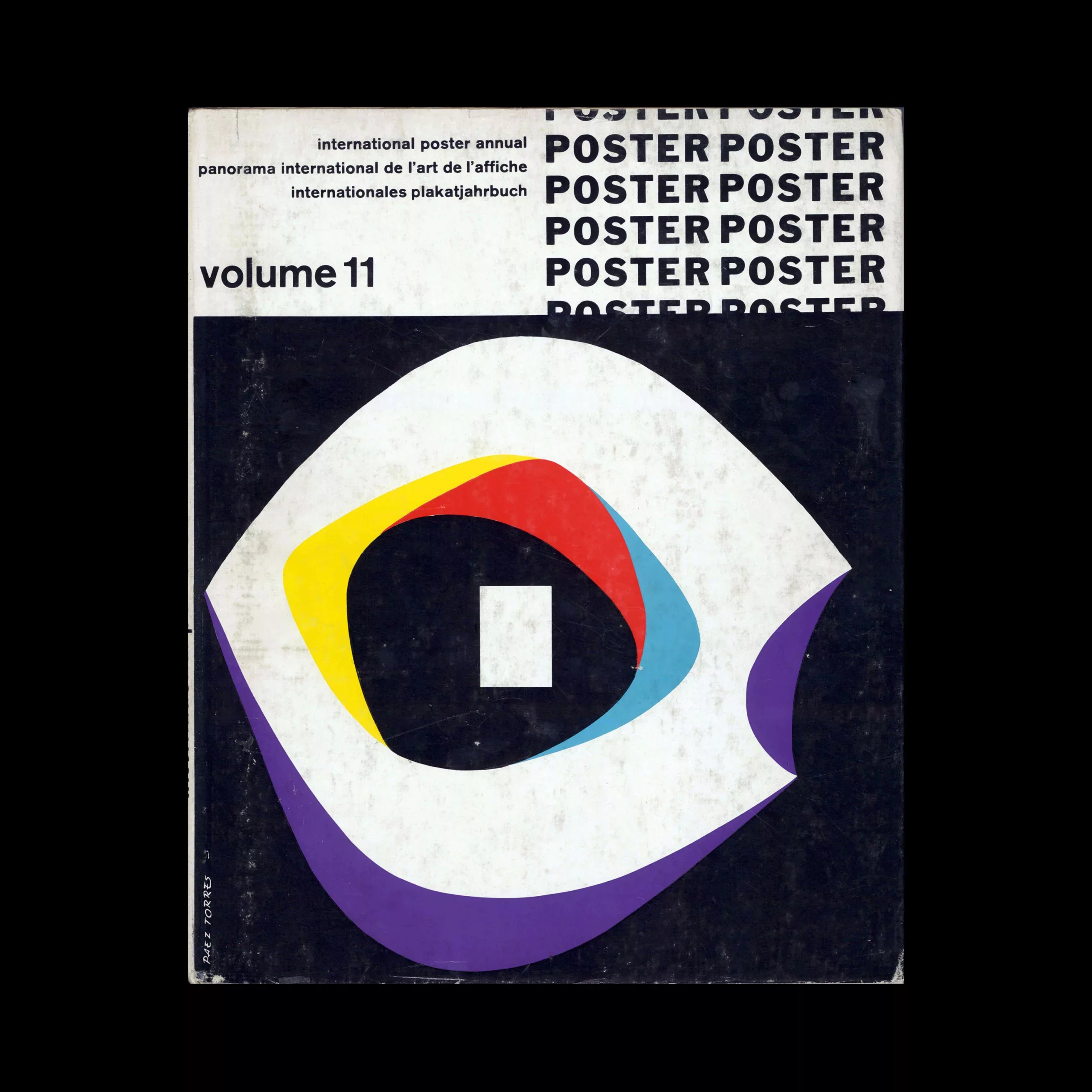 International Poster Annual, Volume 11, Arthur Niggli, 1963. Cover design by Páez Torres