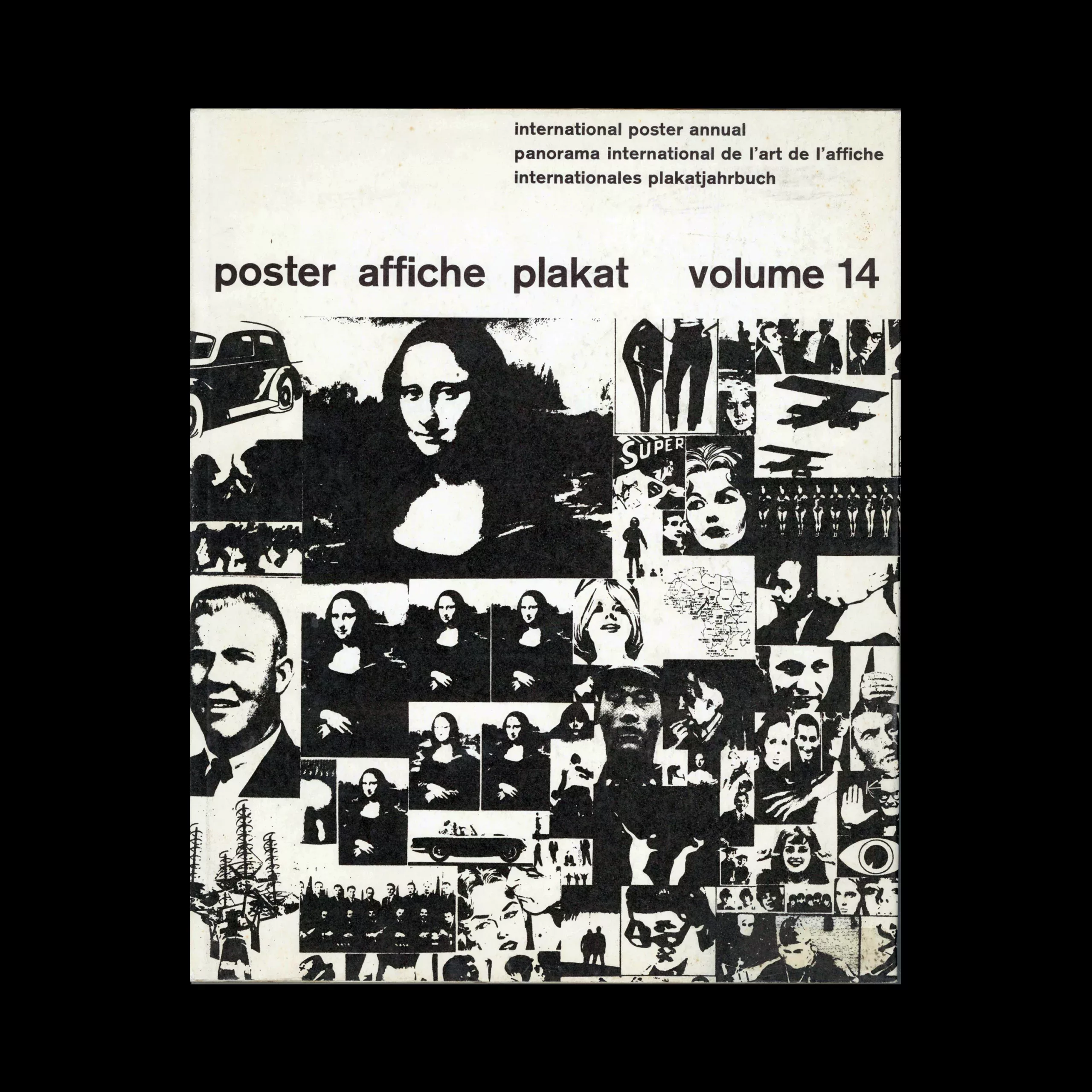 International Poster Annual, Volume 14, Arthur Niggli, 1969. Cover design by Roman Cieslewicz