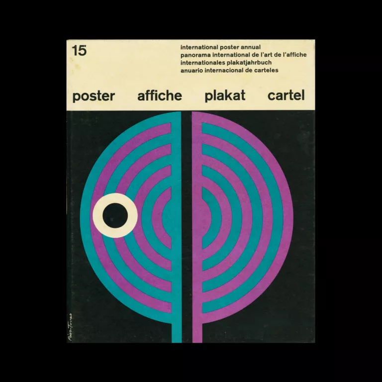 International Poster Annual, Volume 15, Arthur Niggli, 1973. Cover design by Páez Torres