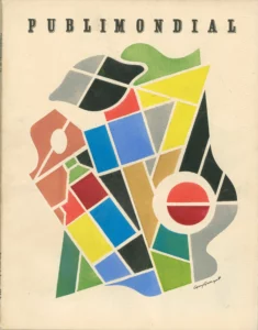 Publimondial 75, 1956. Cover design by Guy Georget