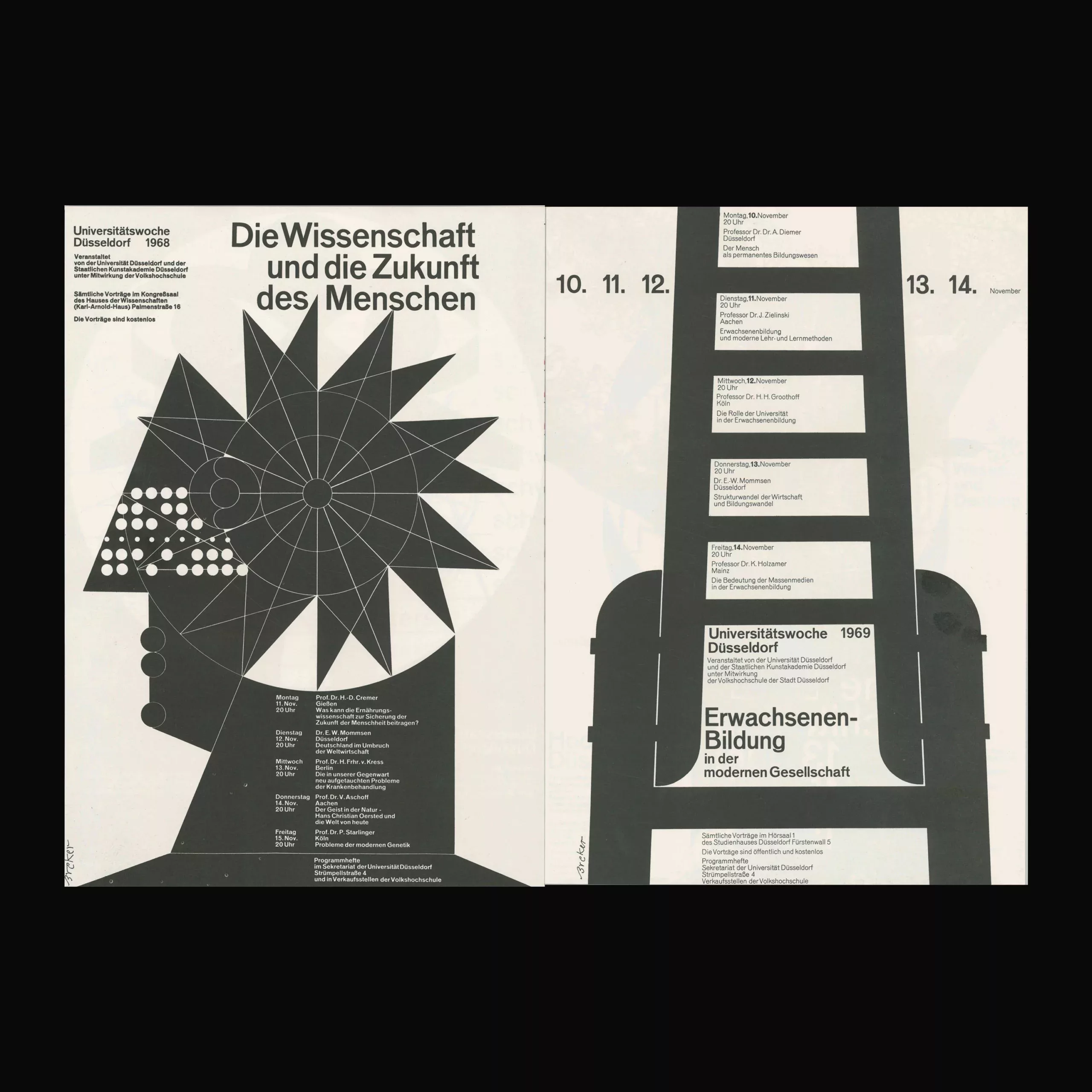 Walter Breker, Städtische Kunsthalle Düsseldorf, 1973