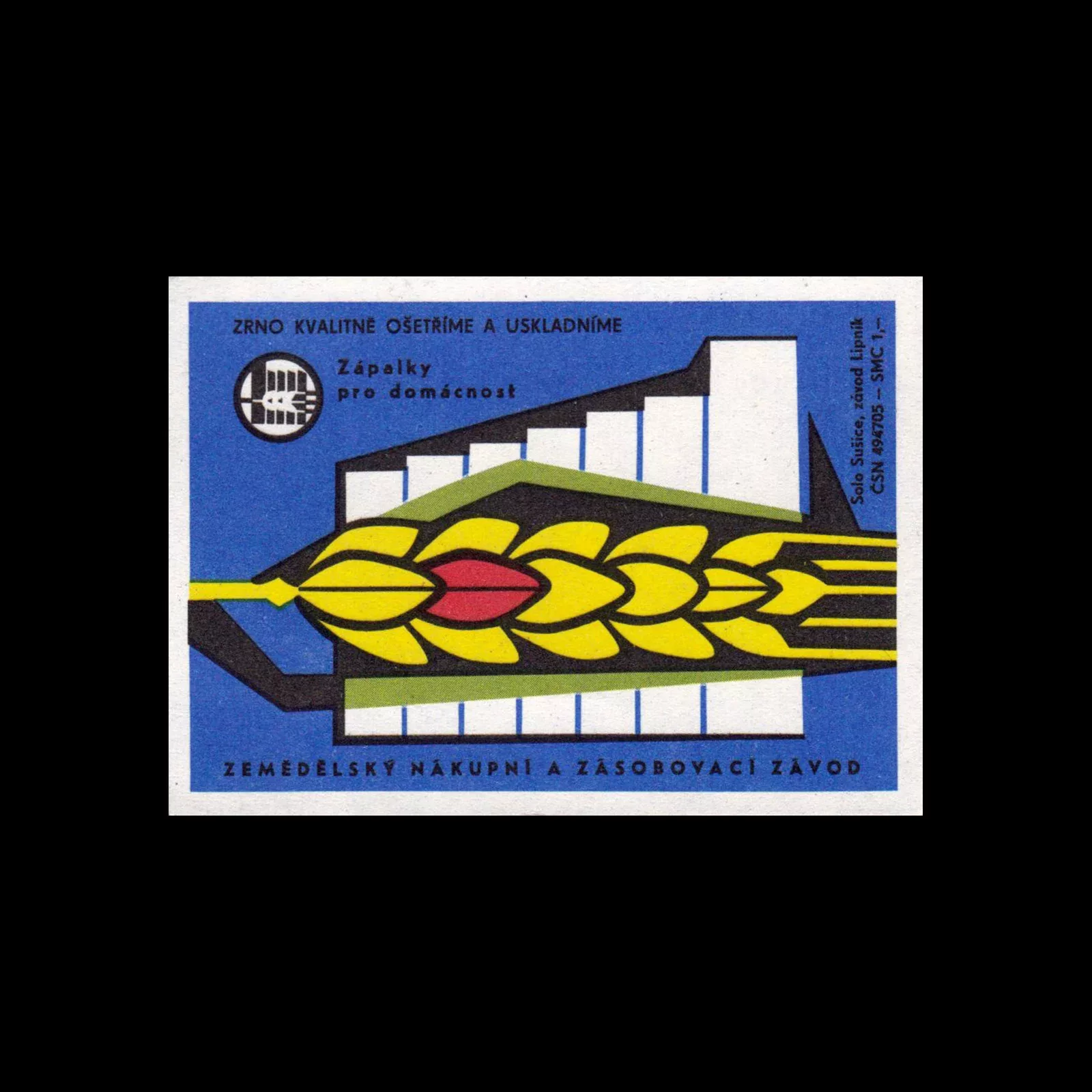 Agricultural Czechoslovakian Matchbox Labels 1971 B jpg webp