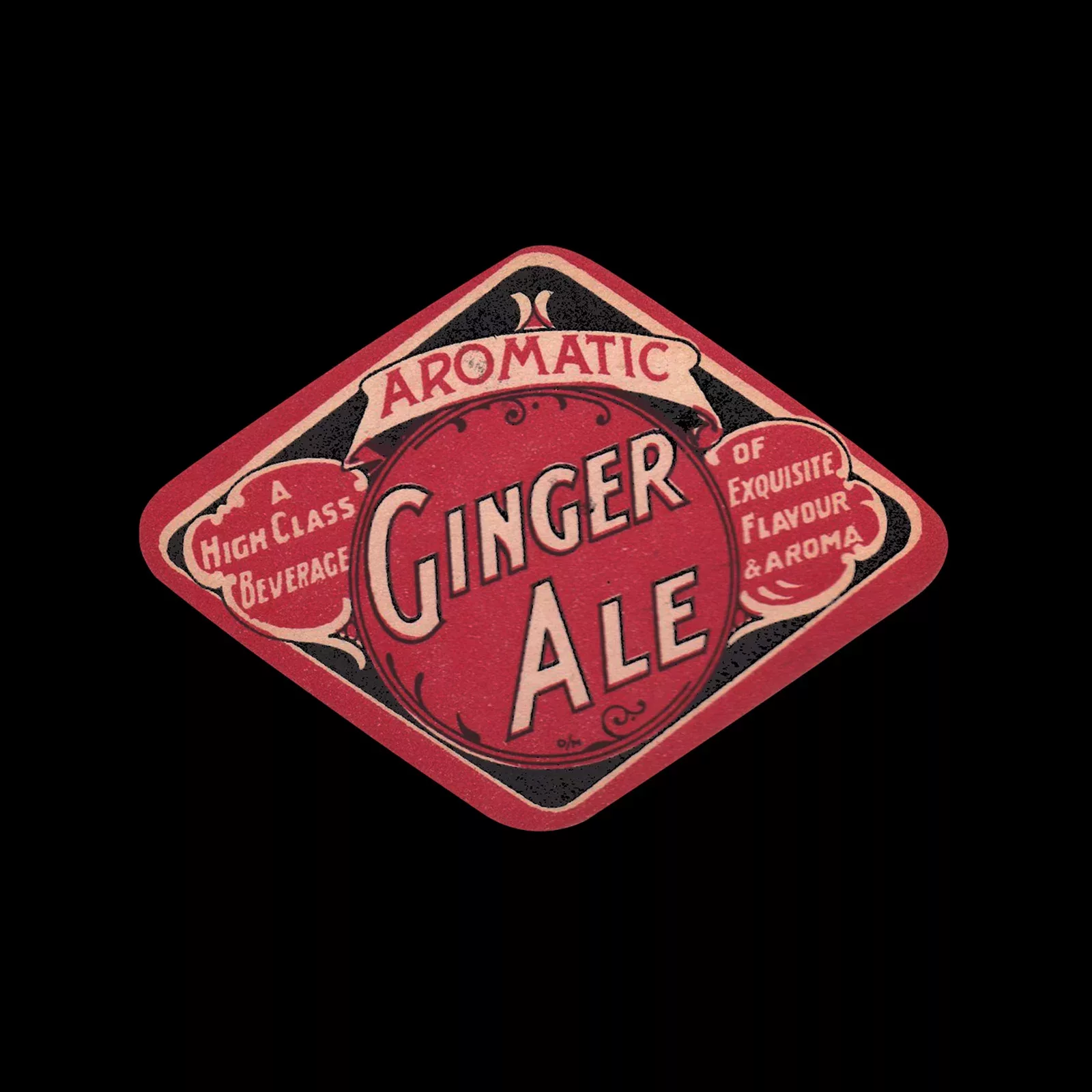 Aromatic Ginger Ale, Drink Label