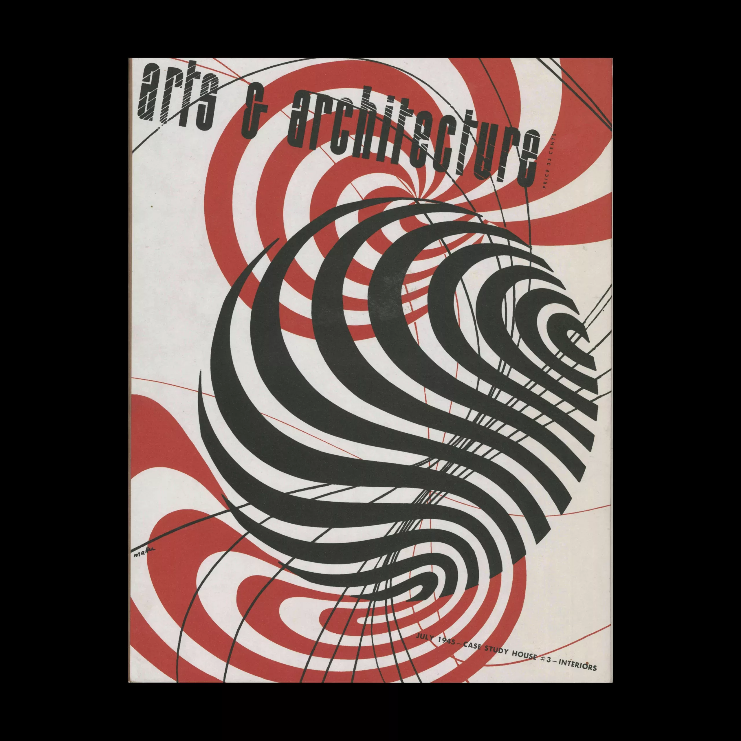 Arts & Architecture 1945, Complete Reprint, Taschen, 2008. Cover design by Herbert Matter