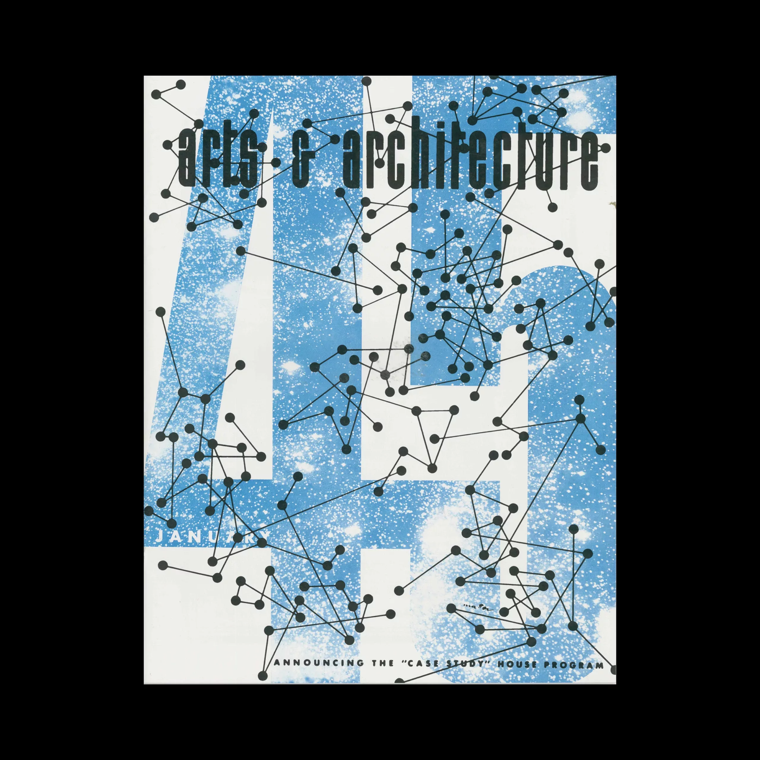 Arts & Architecture January 1945, Complete Reprint, Taschen, 2008. Cover design by Herbert Matter