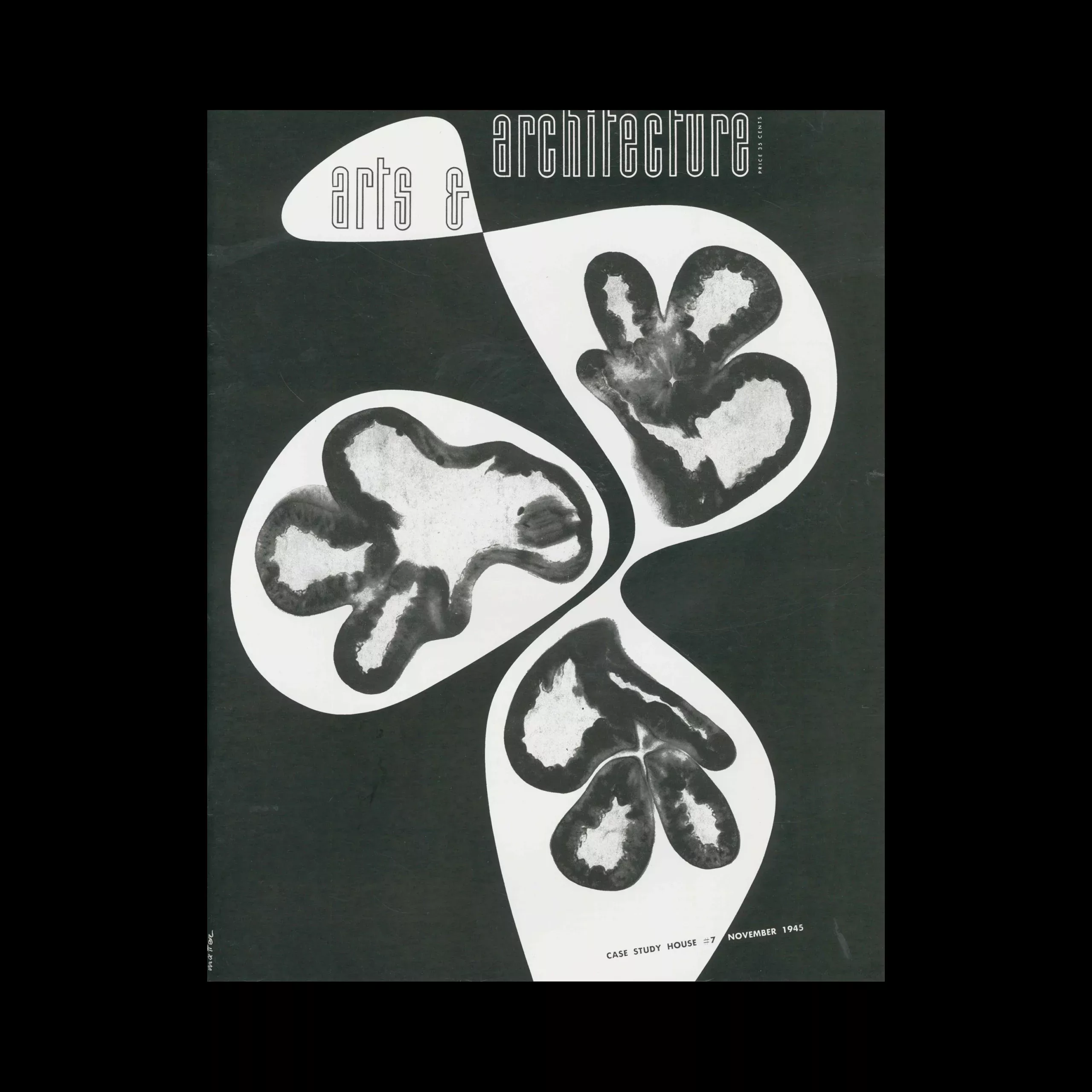 Arts & Architecture November 1945, Complete Reprint, Taschen, 2008. Cover design by Herbert Matter