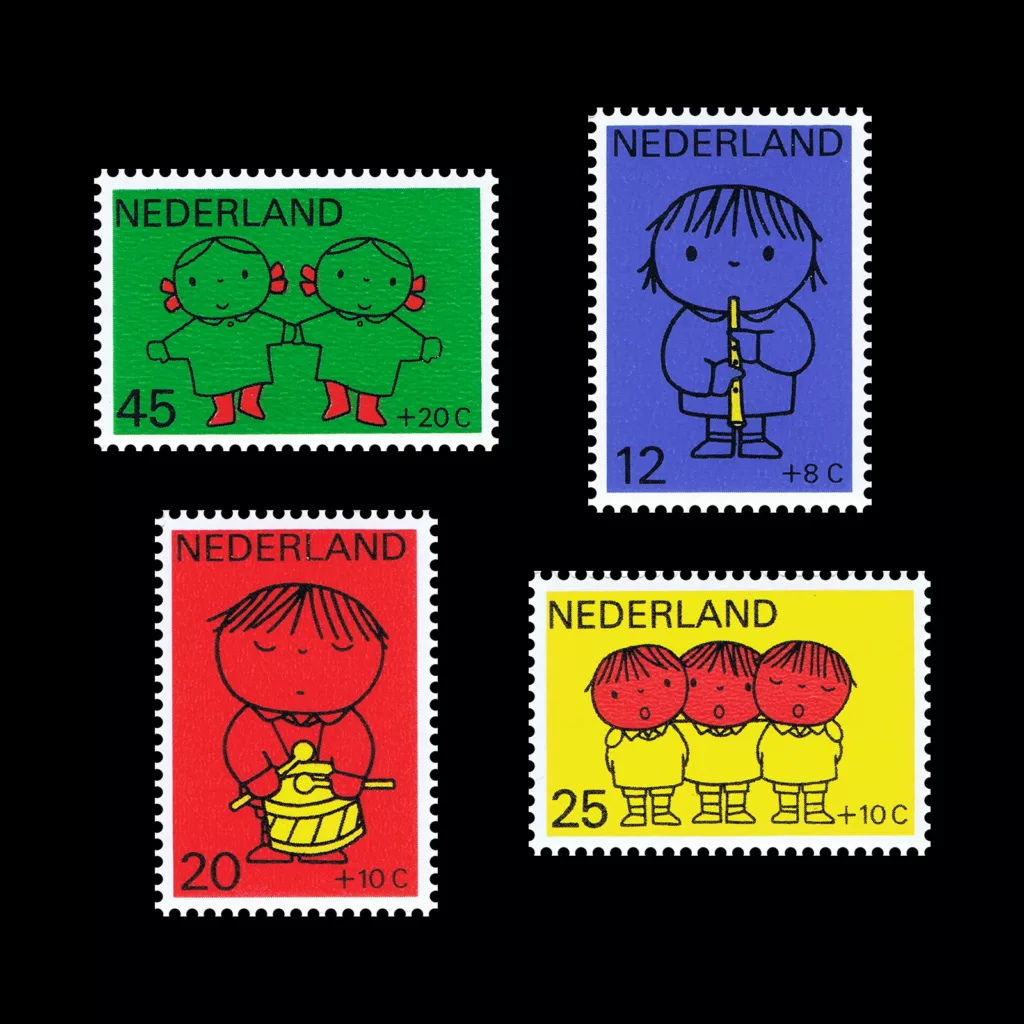 Child Welfare, Netherland Stamps, 1969