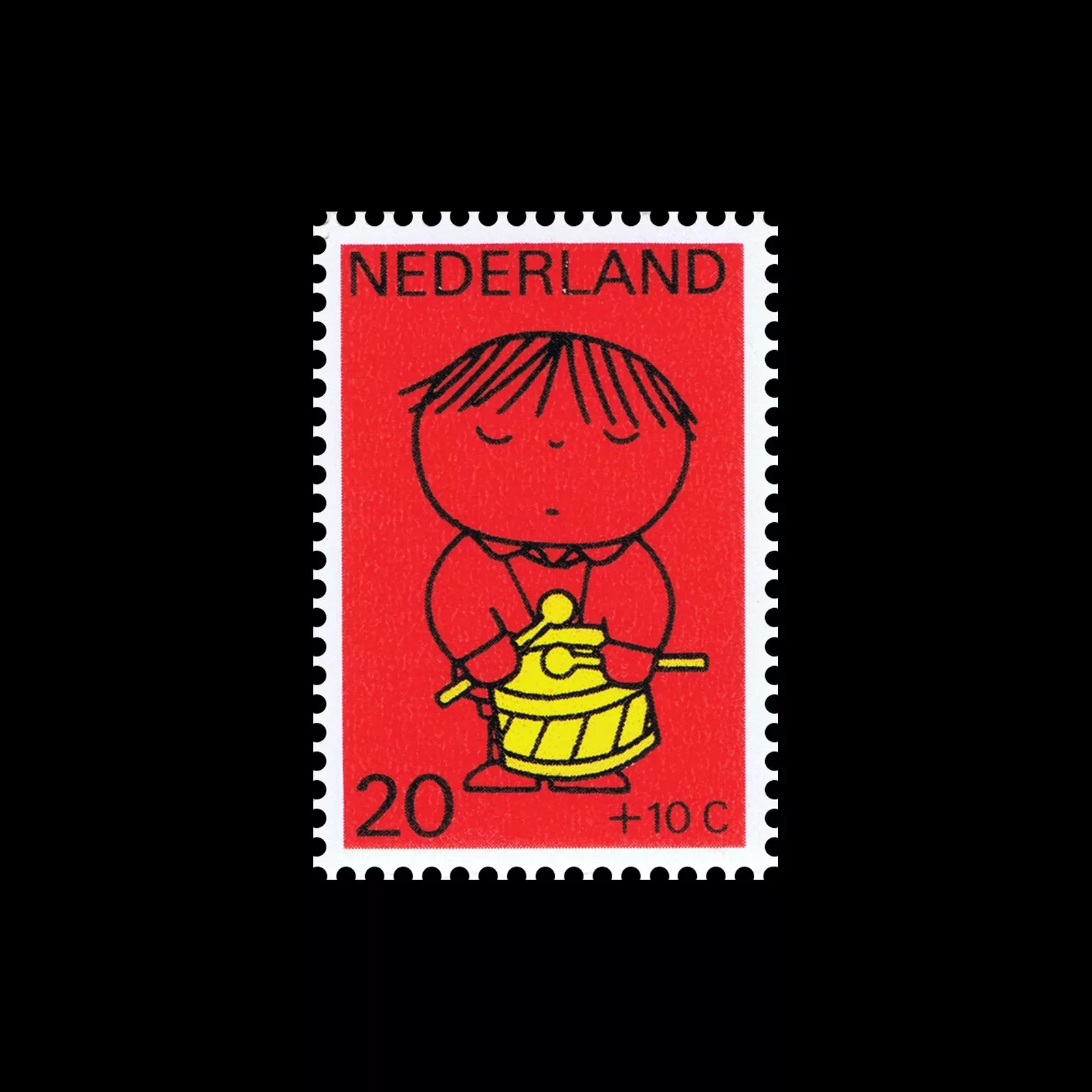 Child Welfare, Netherland Stamps, 1969. Designed by Dick Bruna