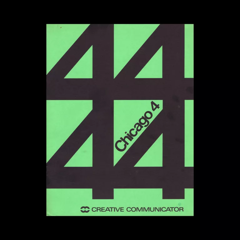 Creative Communicator, Chicago 4. Issue 7 Vol. 2 No. 2, 1971. Cover design by Bud Islinger