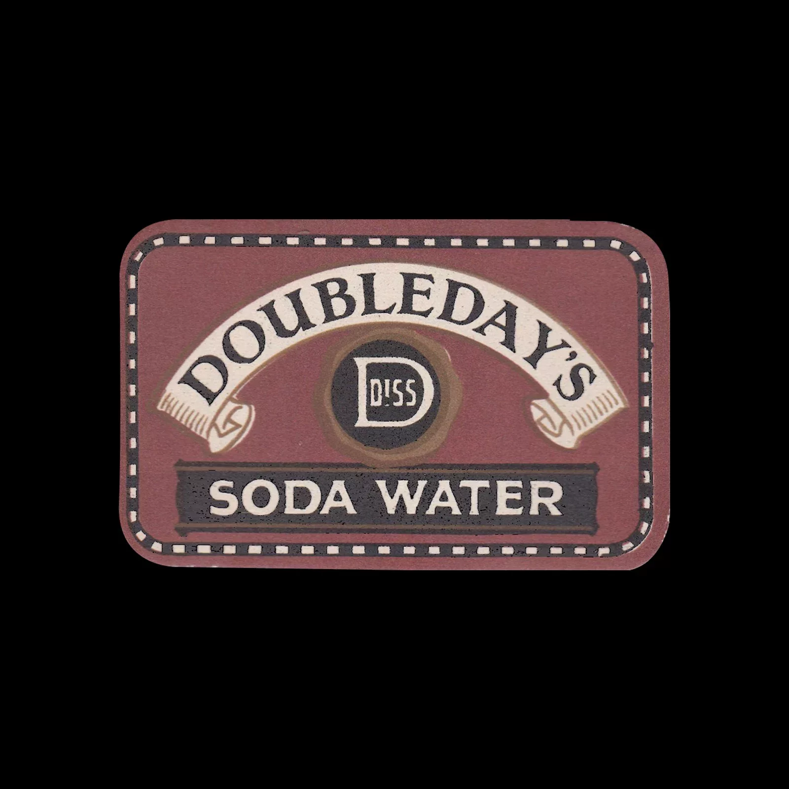 Double Days Soda Water, Drink Label