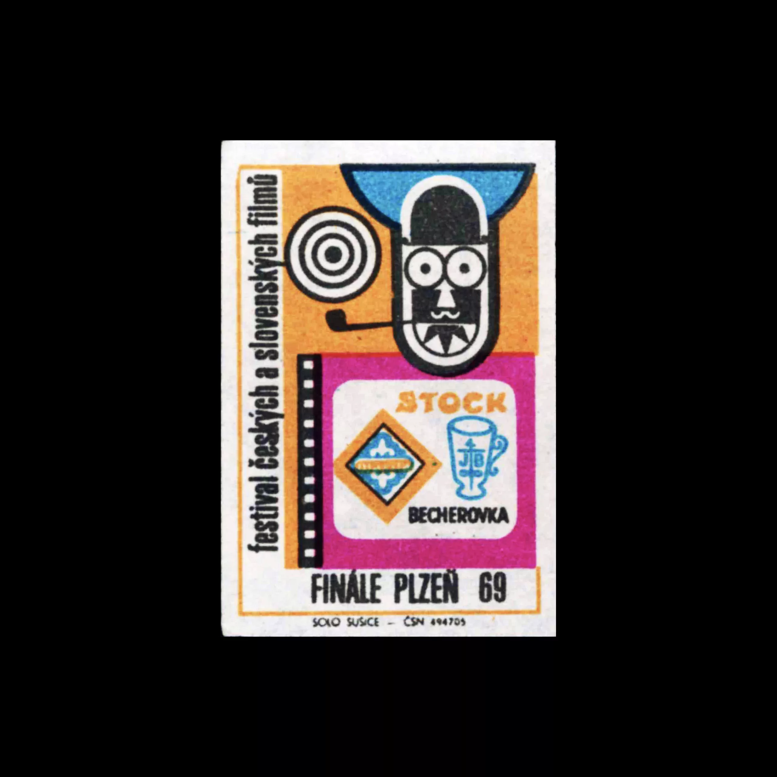Festival of Czech and Slovak Films, Matchbox Labels, 1969