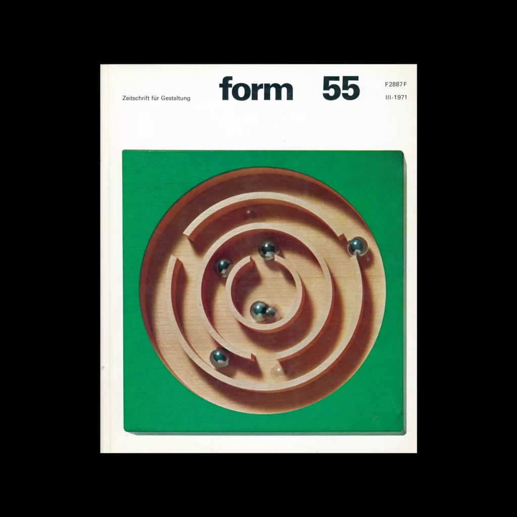 Form, Internationale Revue 55, 3, 1971