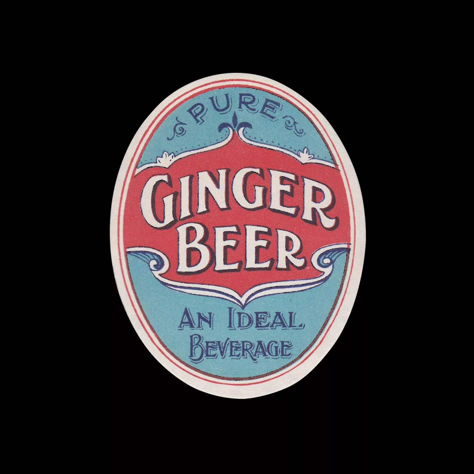 Ginger Beer, Drink Label