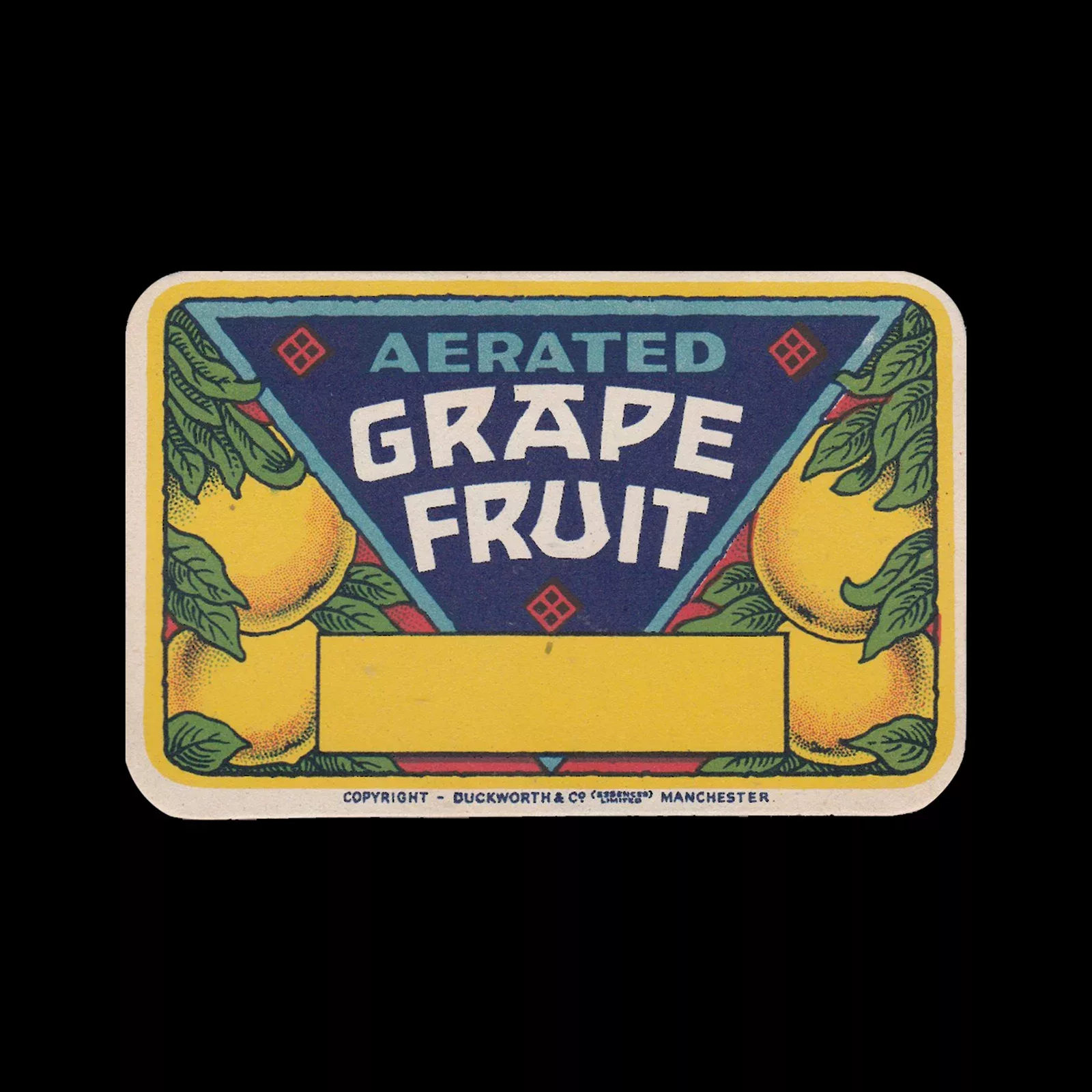 Grape Fruit, Fruit Drink Label